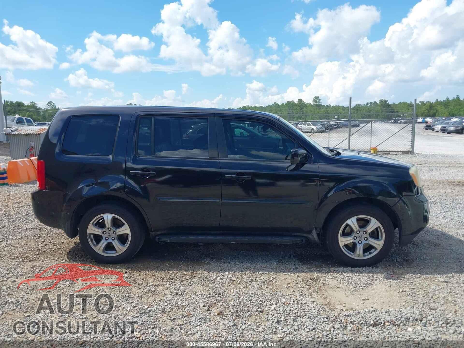 HONDA PILOT 2012 - 5FNYF3H68CB021941