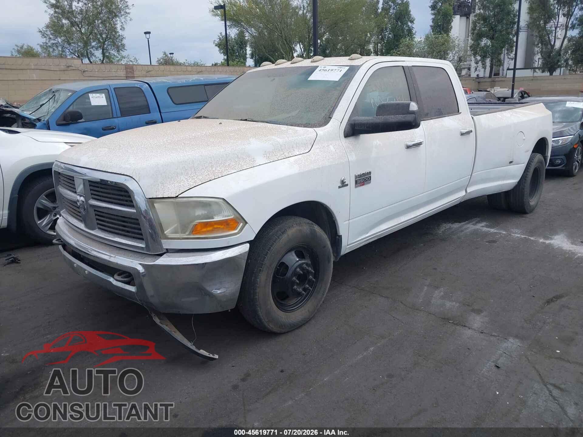 DODGE RAM 3500 2012 - 3C63DPHL8CG196351