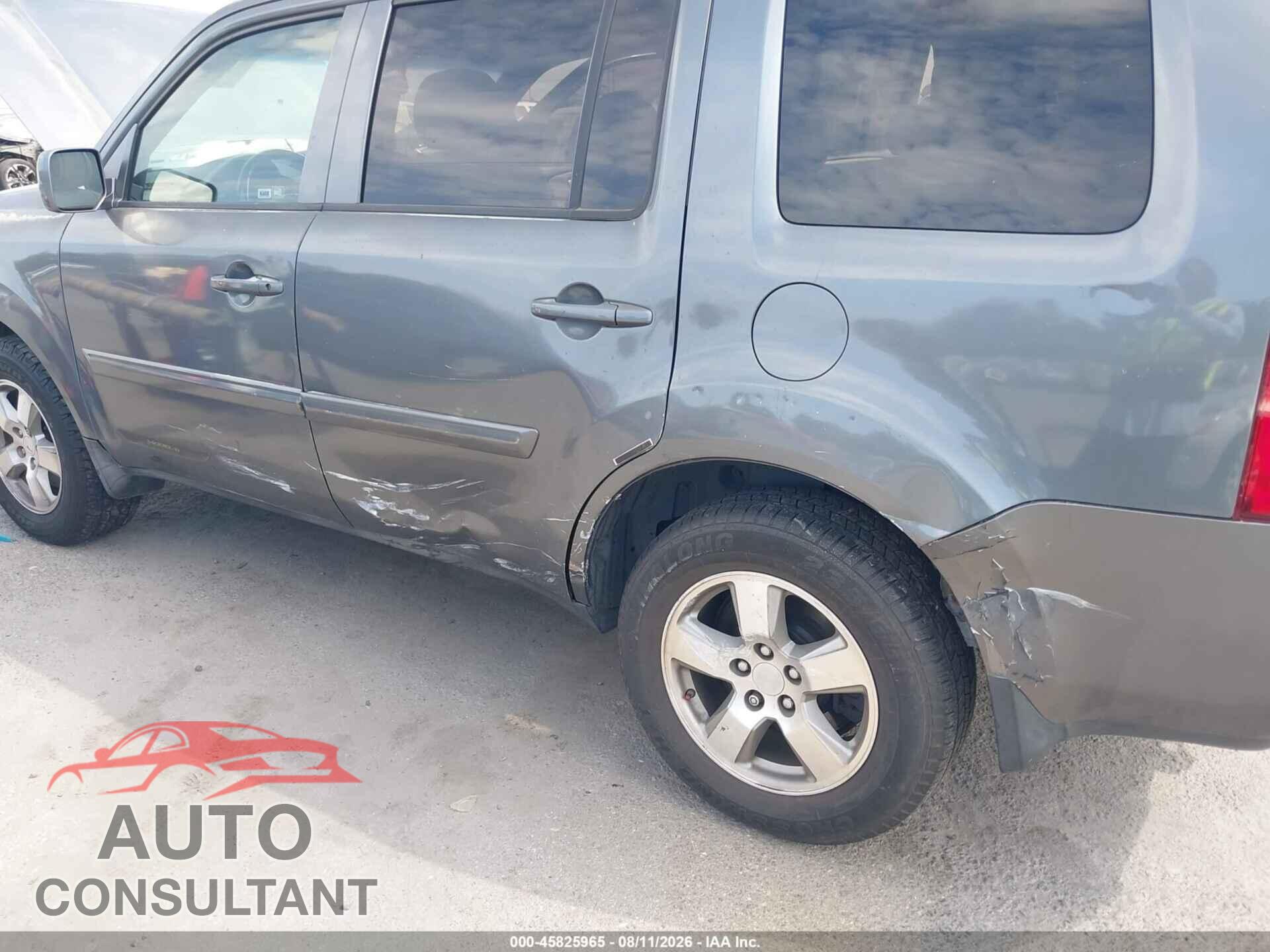 HONDA PILOT 2011 - 5FNYF3H71BB018290