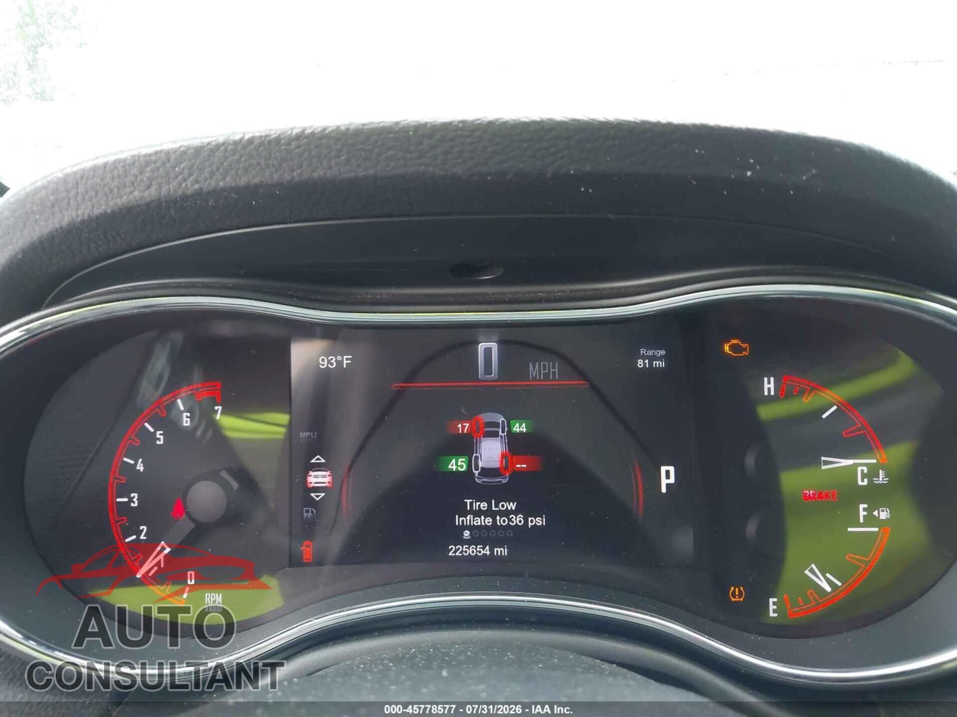 DODGE DURANGO 2014 - 1C4RDHAG6EC344881