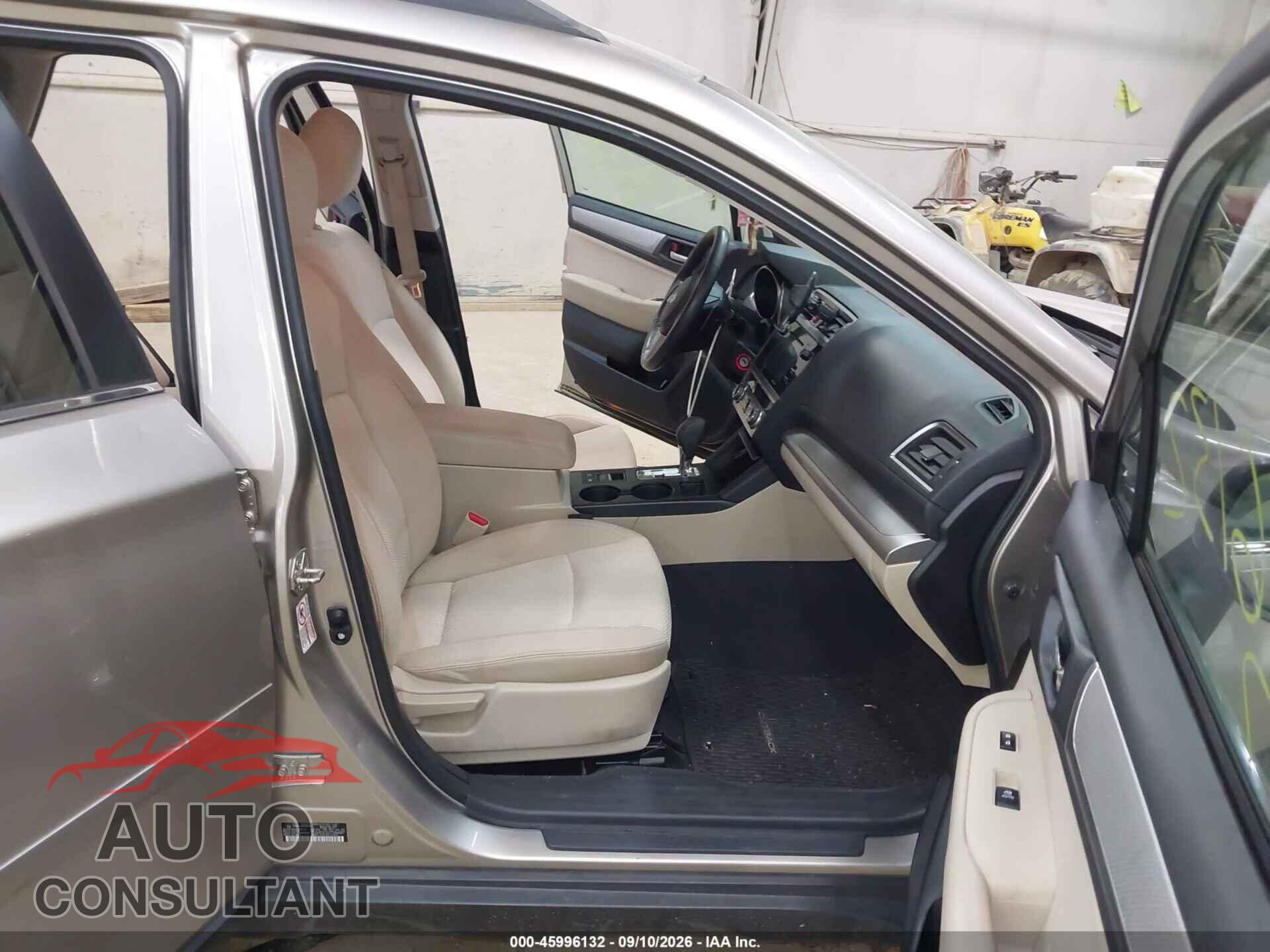 SUBARU OUTBACK 2017 - 4S4BSAFC4H3295183