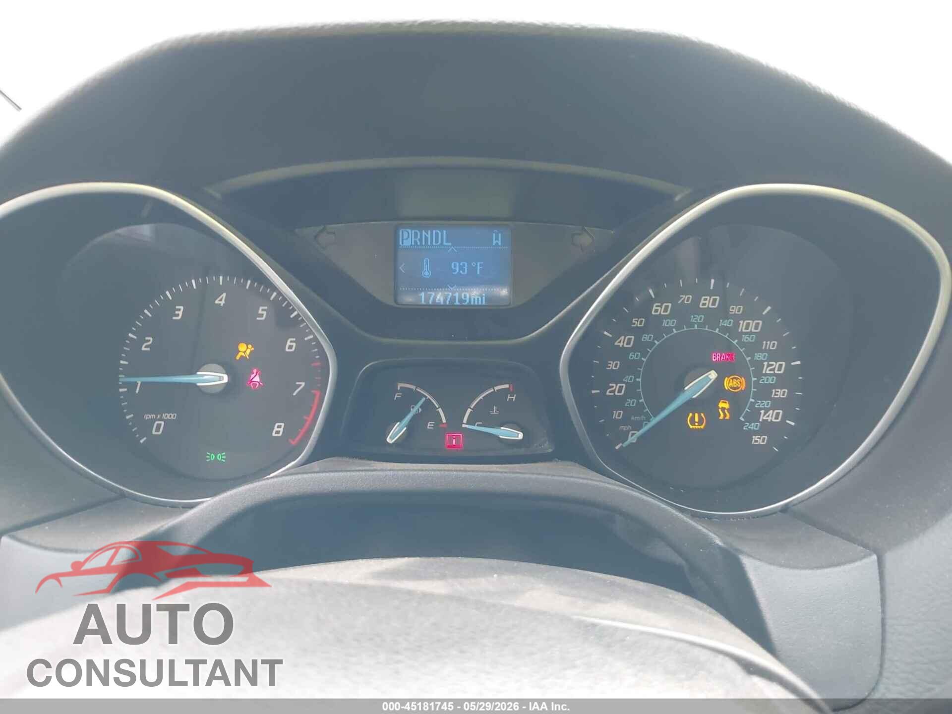FORD FOCUS 2012 - 1FAHP3F28CL201534