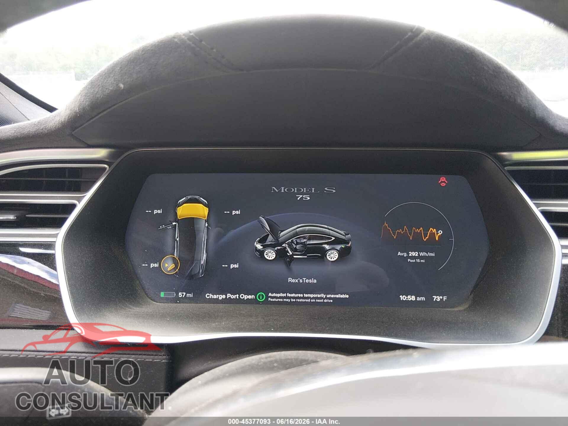 TESLA MODEL S 2017 - 5YJSA1E12HF186277