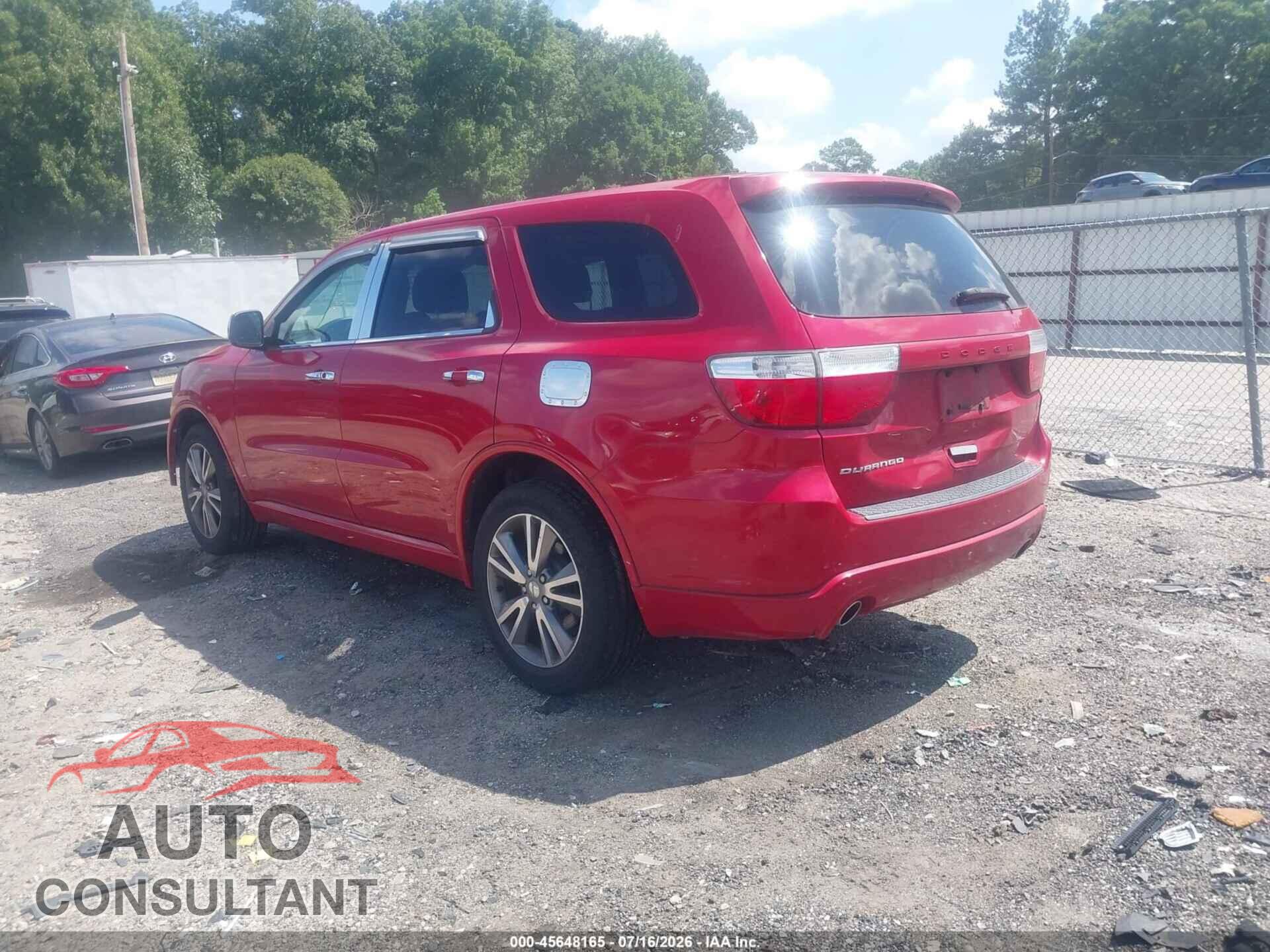 DODGE DURANGO 2013 - 1C4RDHAG2DC658297