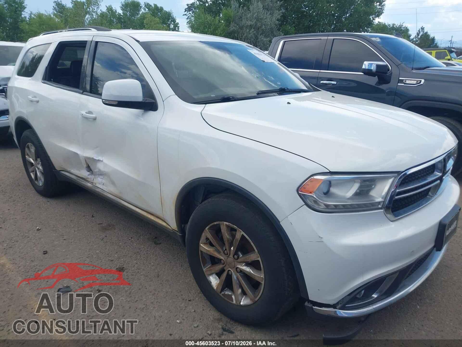 DODGE DURANGO 2015 - 1C4RDJDG9FC837412