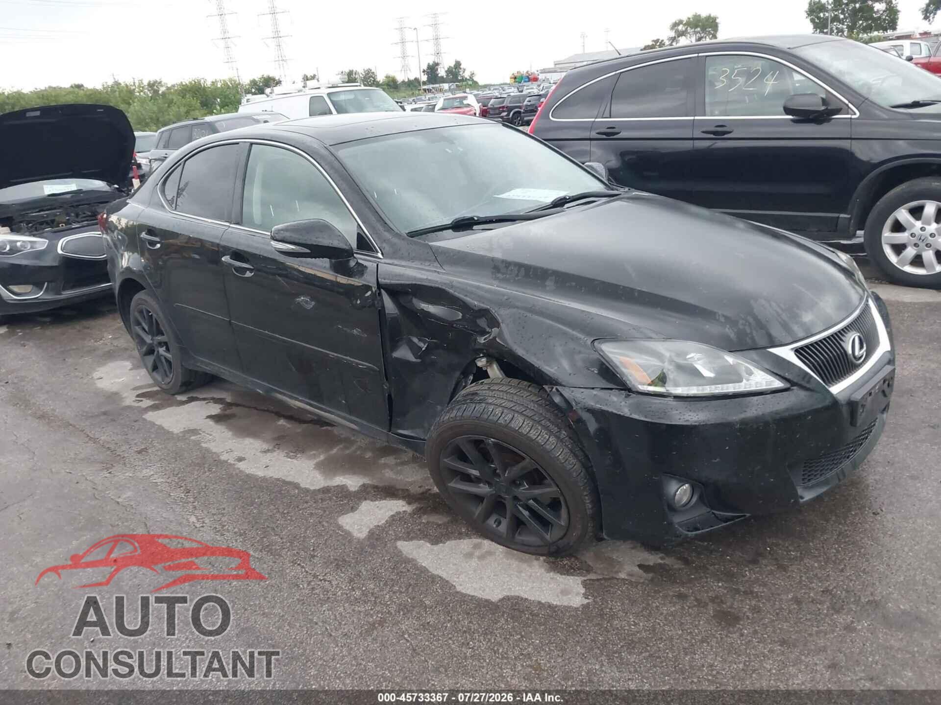 LEXUS IS 250 2012 - JTHCF5C23C5053917