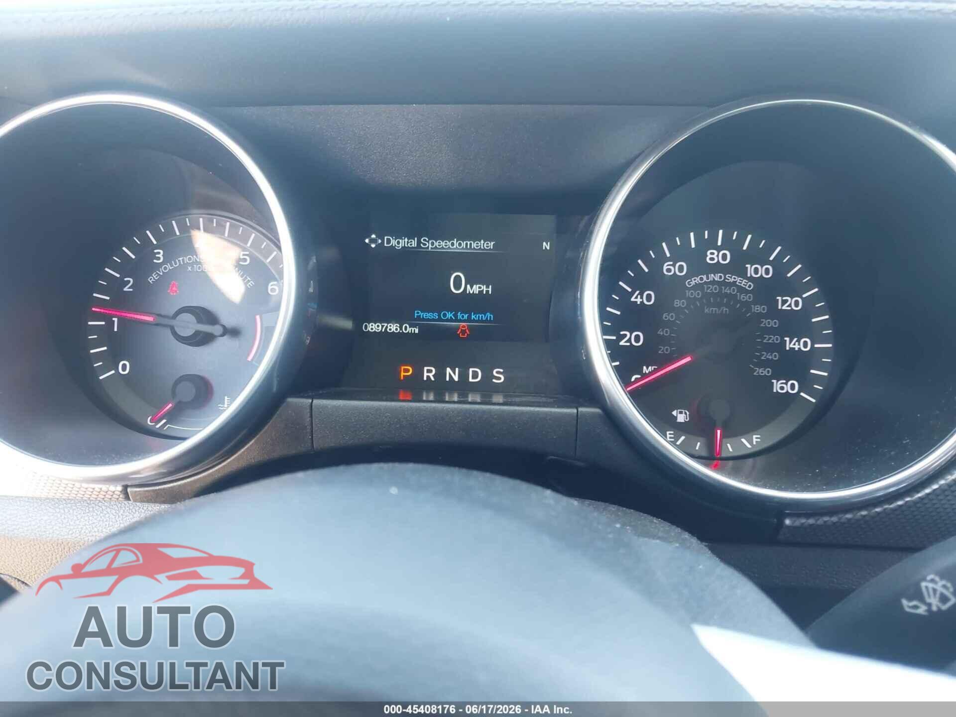 FORD MUSTANG 2019 - 1FA6P8TH5K5120619