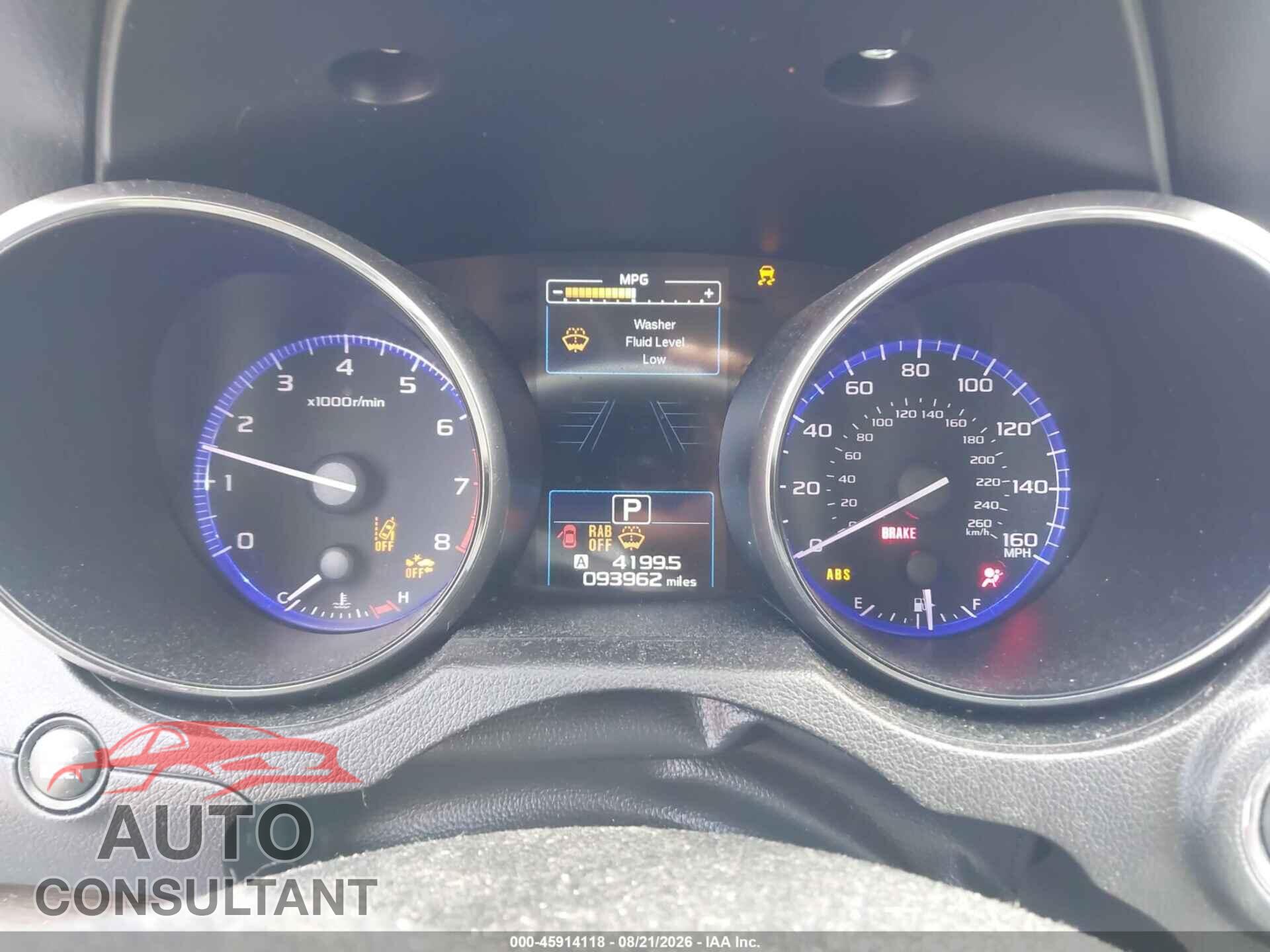 SUBARU OUTBACK 2017 - 4S4BSETC4H3420002