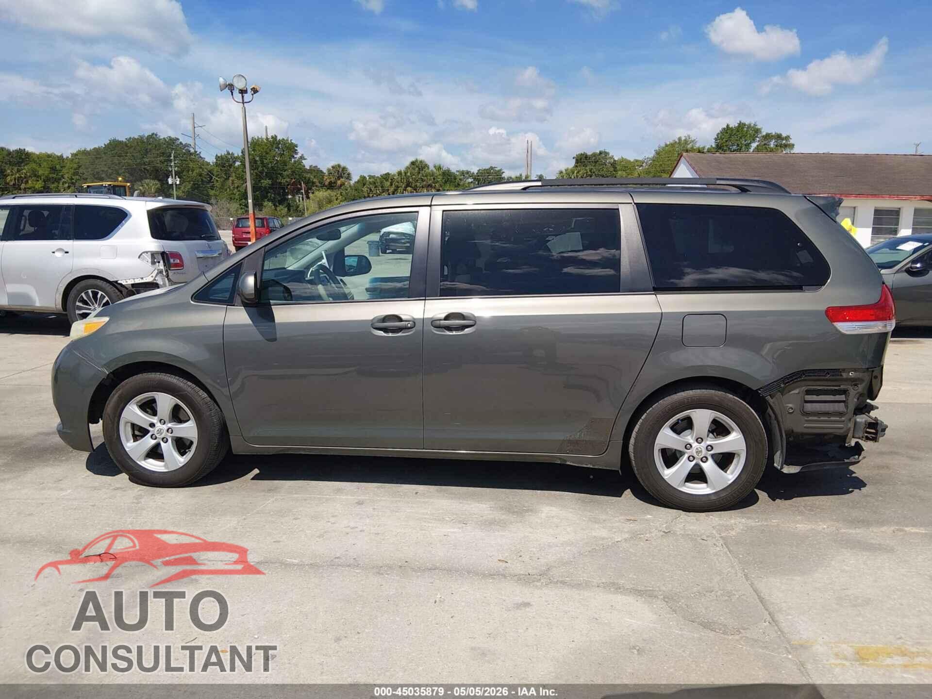 TOYOTA SIENNA 2012 - 5TDKK3DC4CS251663