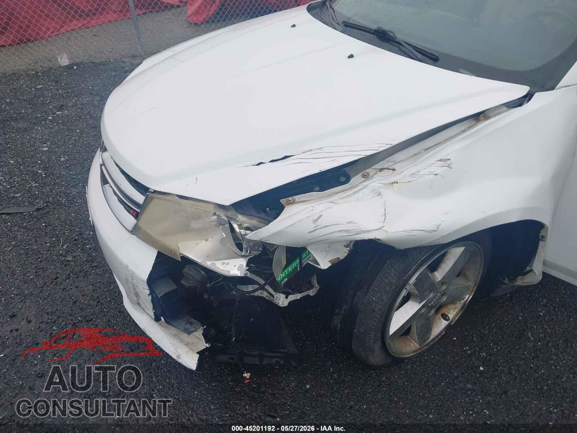 DODGE AVENGER 2013 - 1C3CDZCB6DN576725