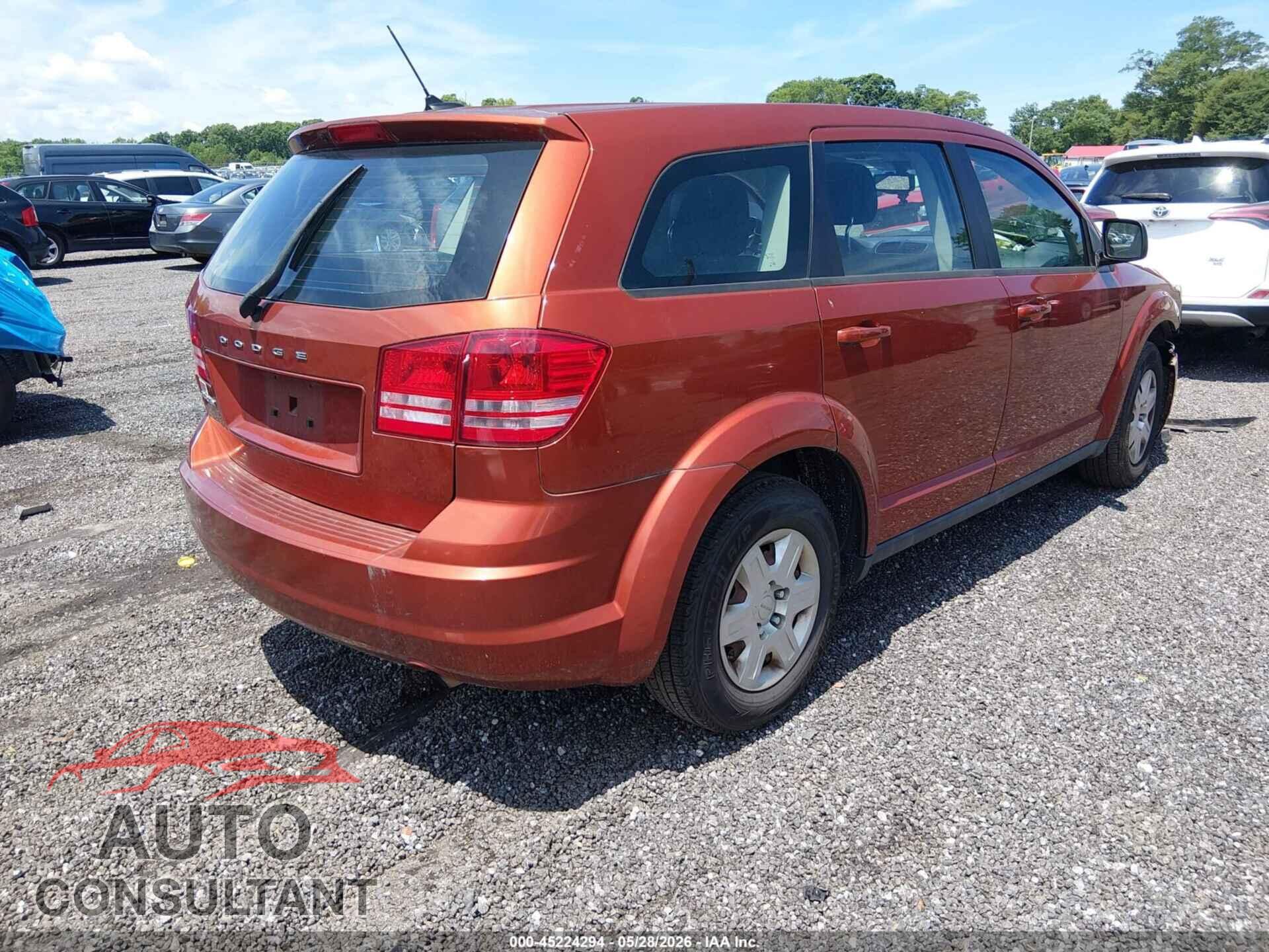 DODGE JOURNEY 2012 - 3C4PDCAB2CT349866
