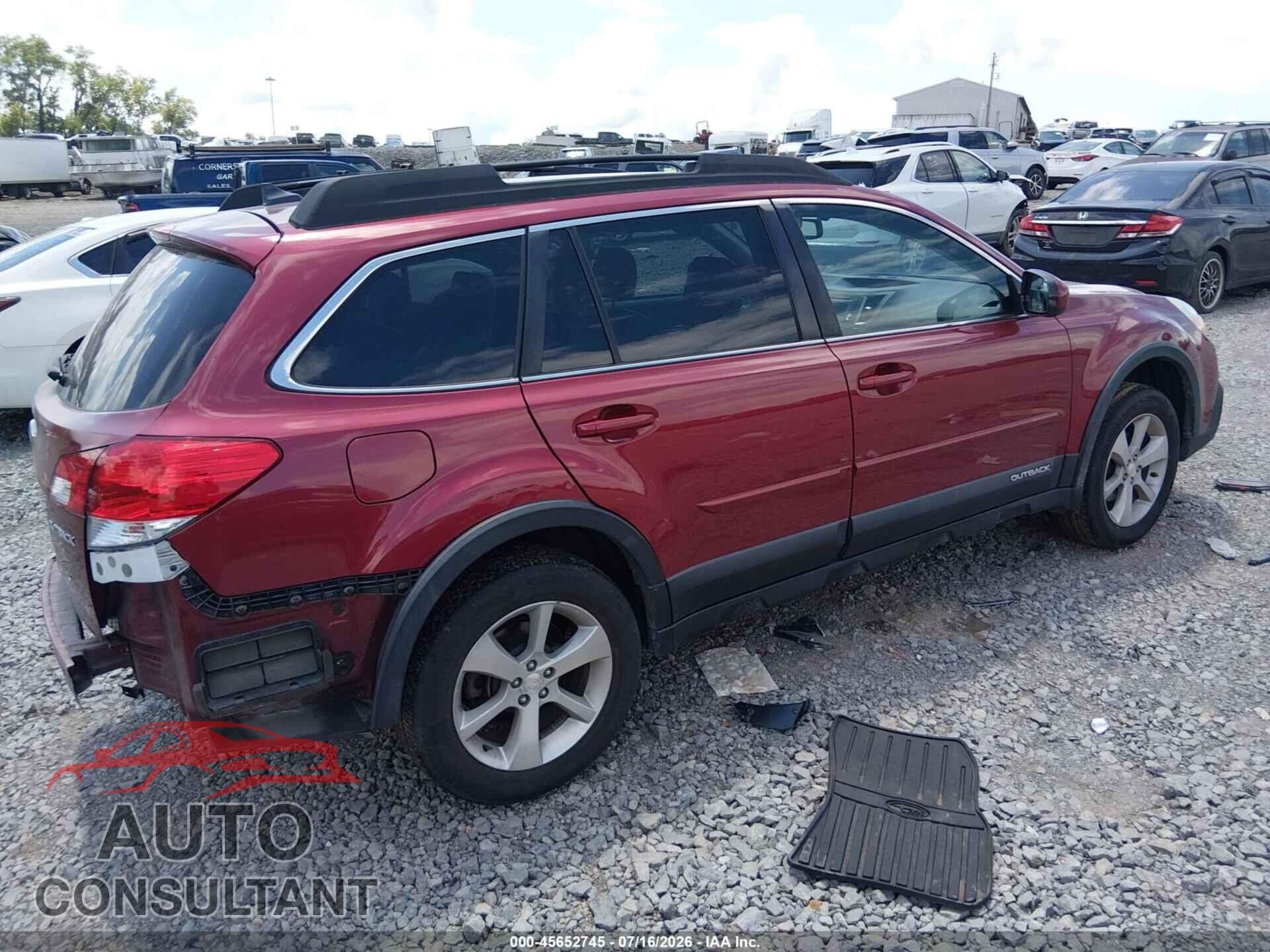 SUBARU OUTBACK 2014 - 4S4BRCLC4E3220782