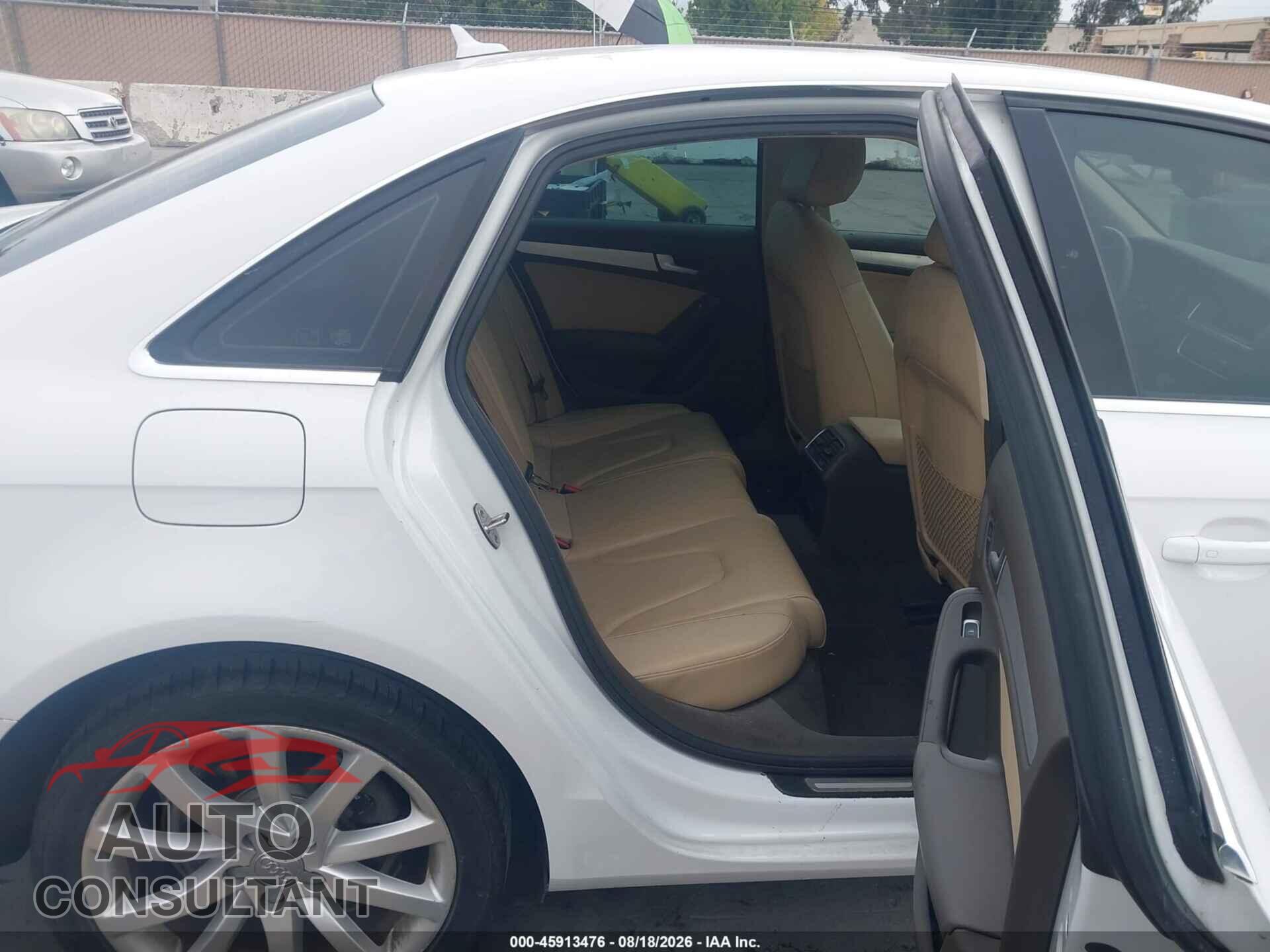 AUDI A4 2013 - WAUFFAFL0DA169366