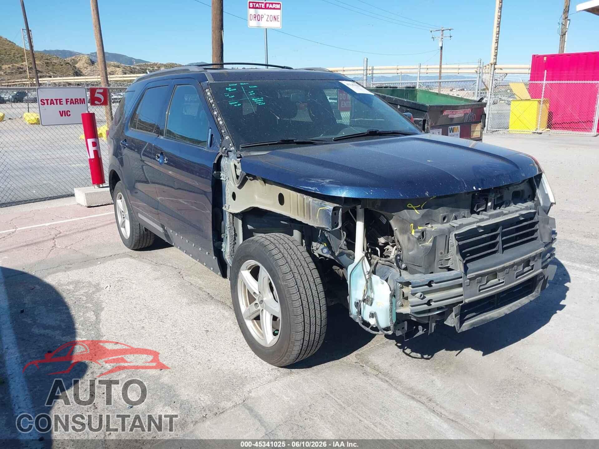 FORD EXPLORER 2017 - 1FM5K8D88HGC85625