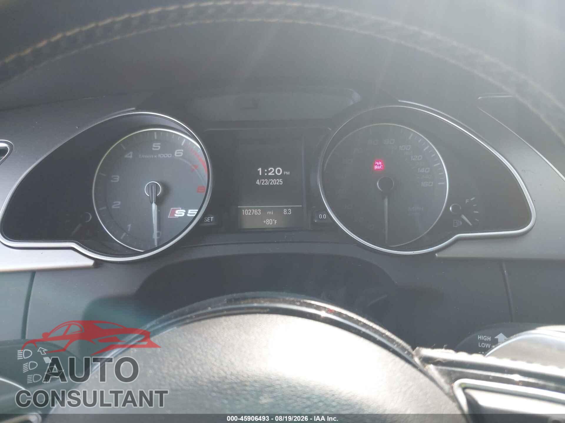 AUDI S5 2013 - WAUVGAFR2DA006957