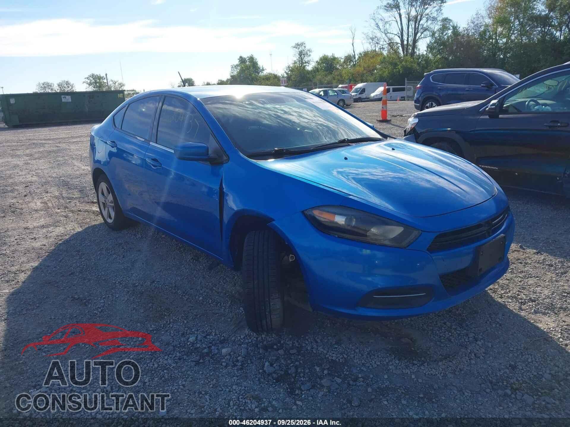DODGE DART 2016 - 1C3CDFBB7GD541637