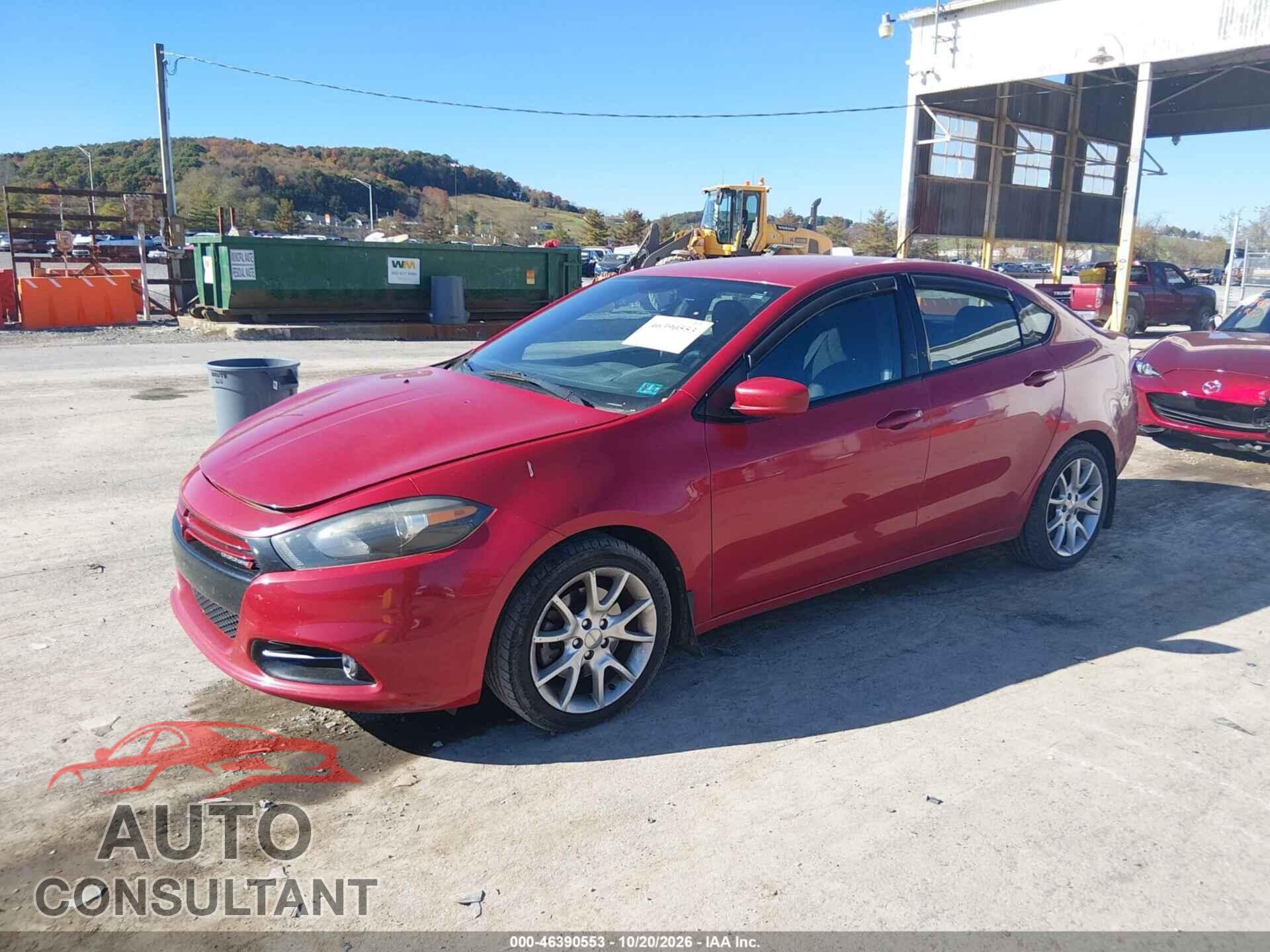 DODGE DART 2013 - 1C3CDFBA0DD247368