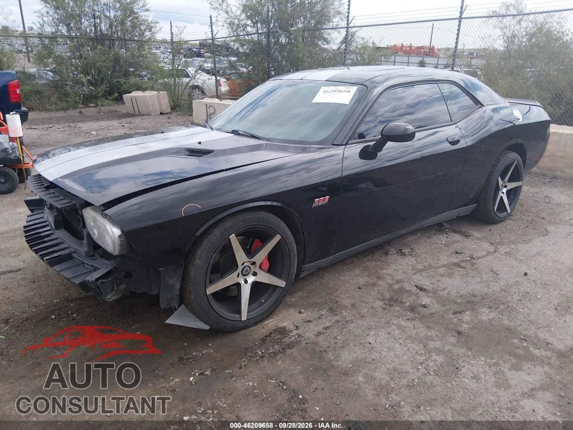 DODGE CHALLENGER 2012 - 2C3CDYCJ8CH100940