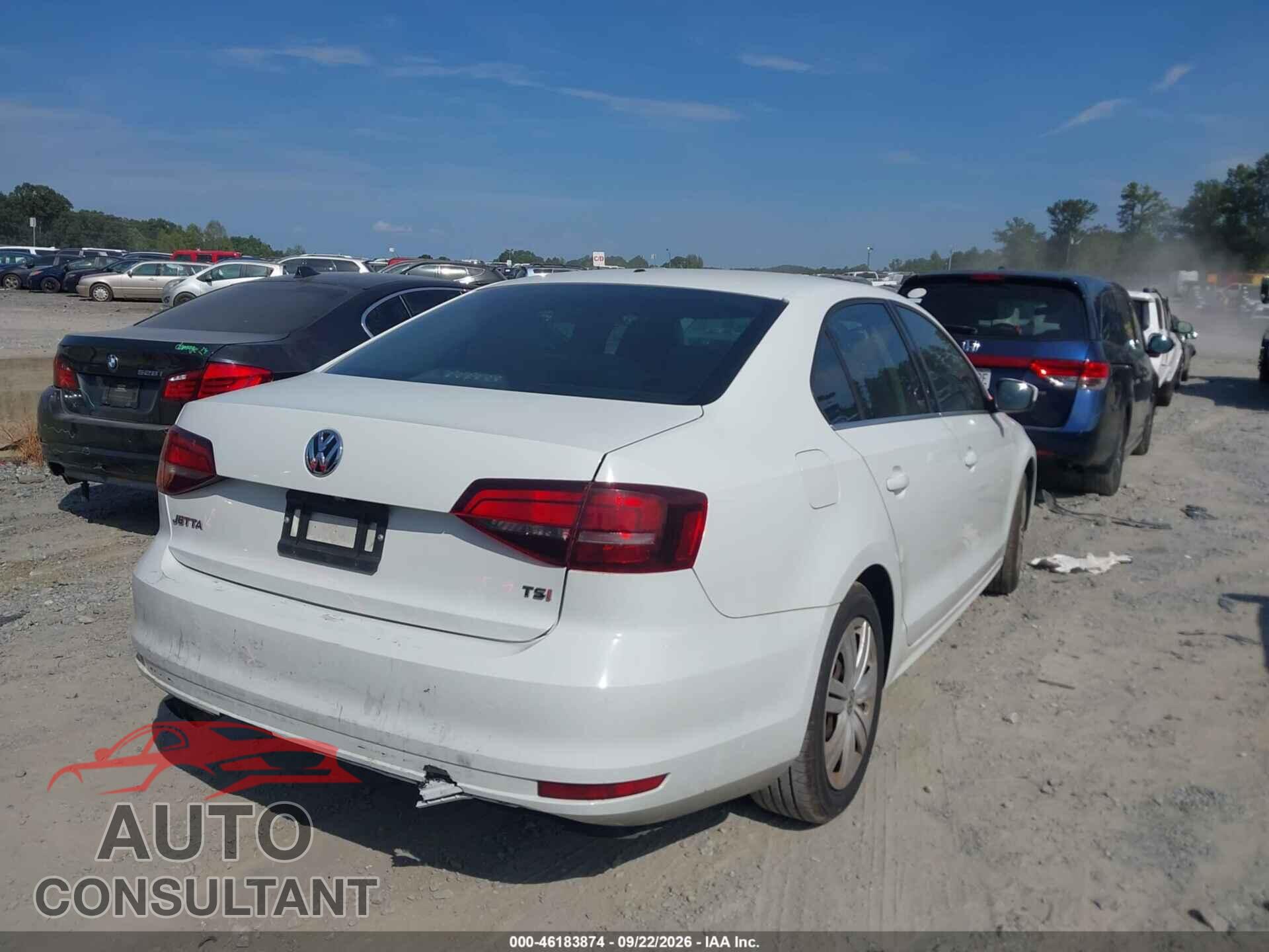 VOLKSWAGEN JETTA 2017 - 3VW2B7AJ3HM214070