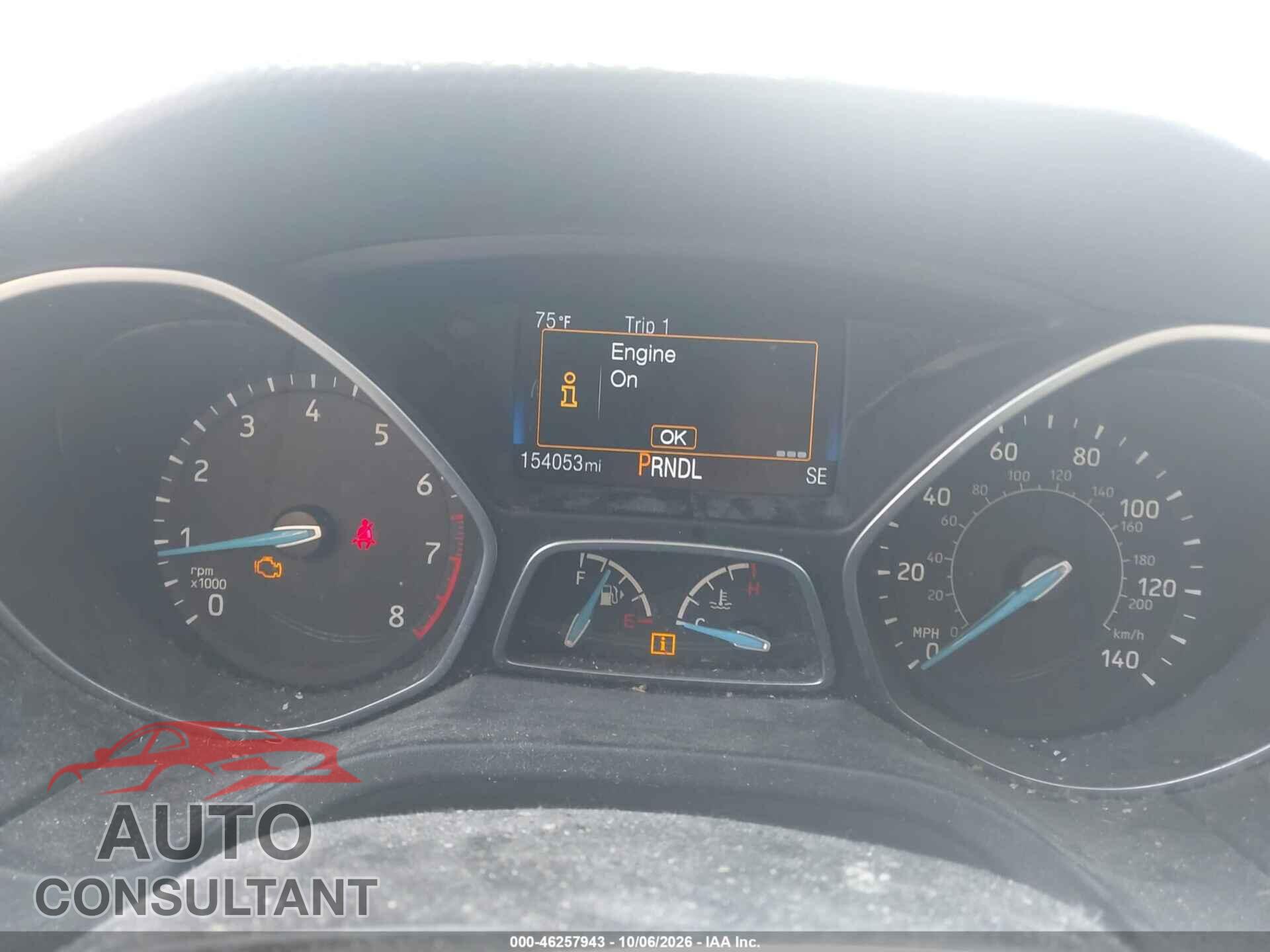FORD FOCUS 2017 - 1FADP3F28HL216010