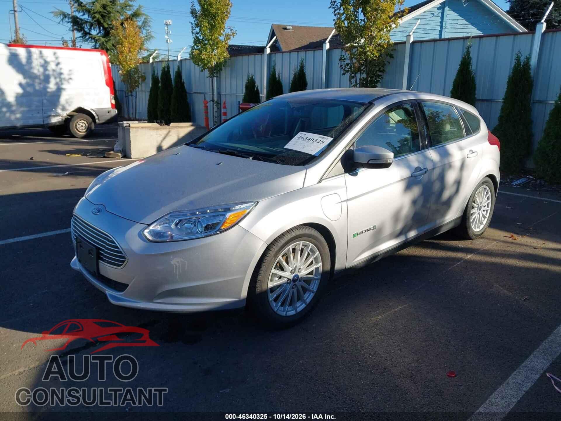FORD FOCUS ELECTRIC 2017 - 1FADP3R44HL344578