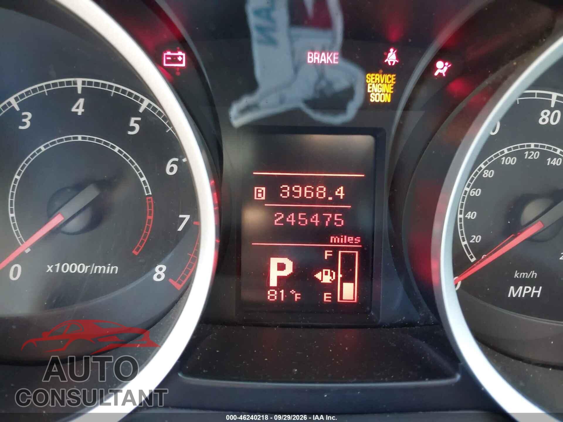 MITSUBISHI LANCER 2014 - JA32U2FU0EU015874