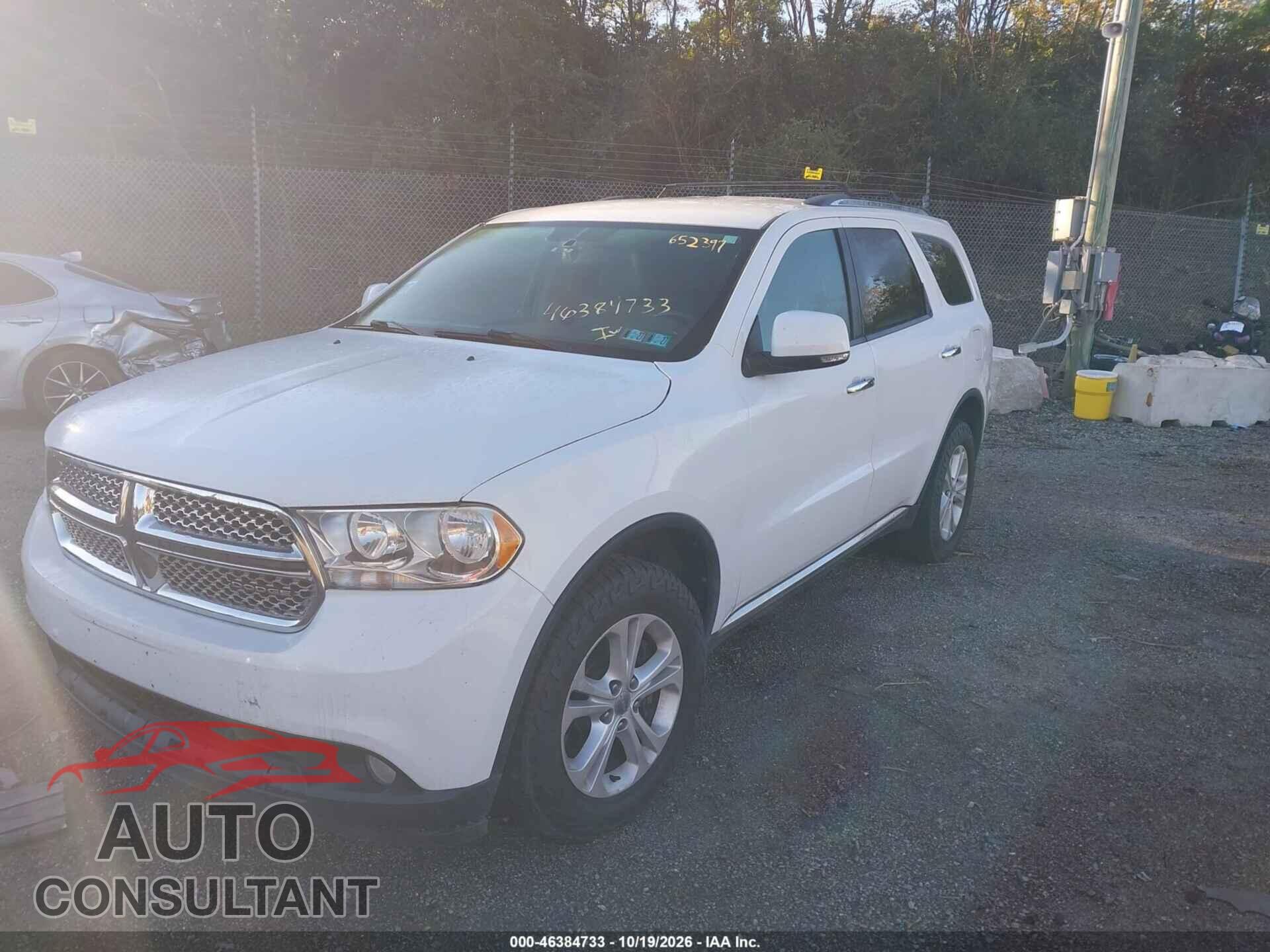 DODGE DURANGO 2013 - 1C4SDJDT7DC652397