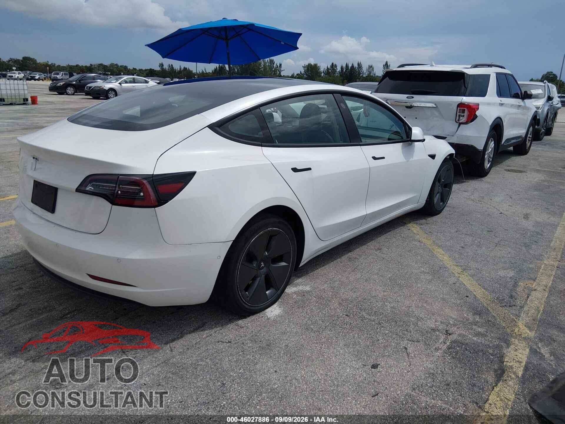 TESLA MODEL 3 2022 - 5YJ3E1EA1NF102700