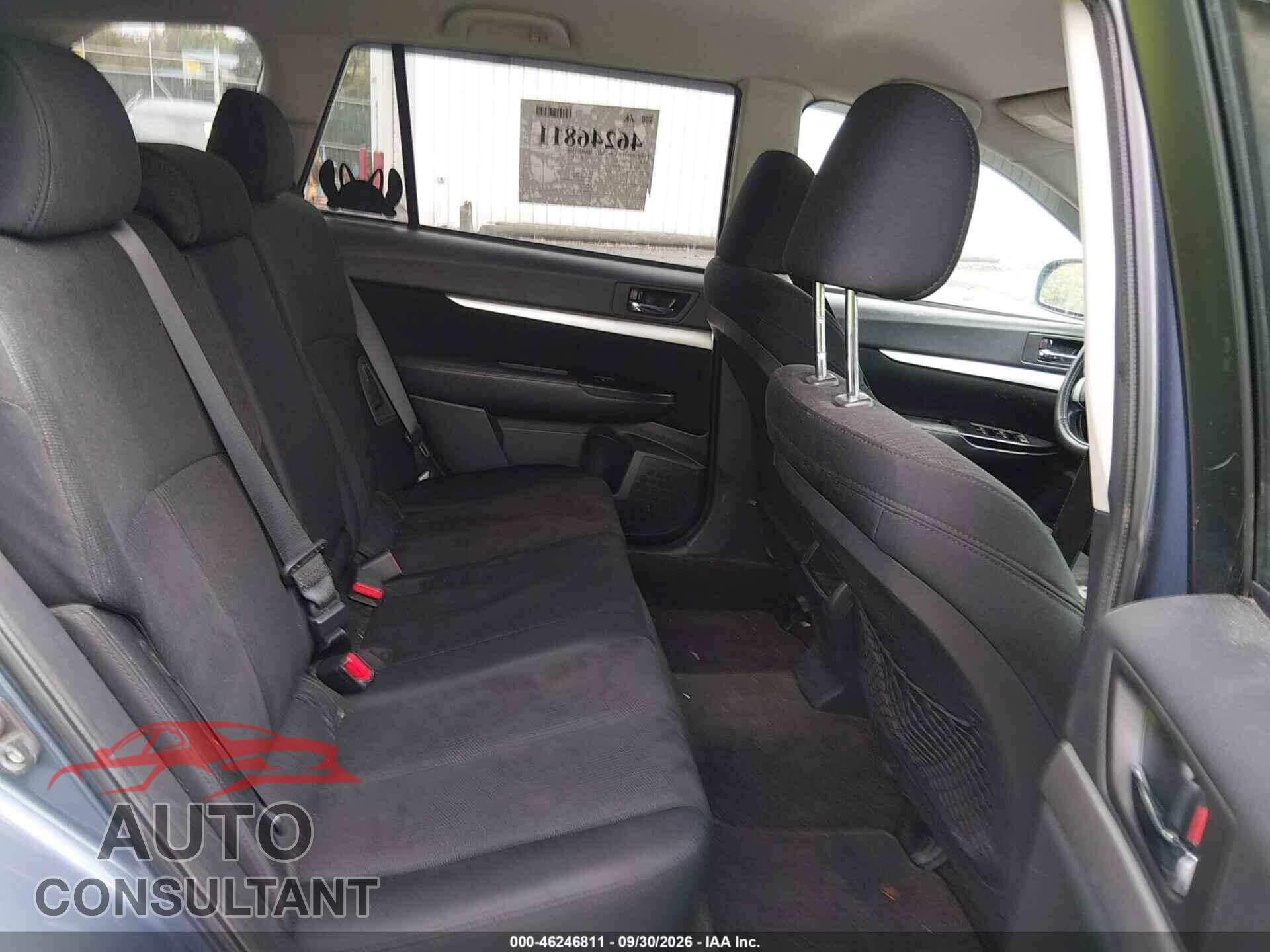 SUBARU OUTBACK 2014 - 4S4BRBCC4E3223630
