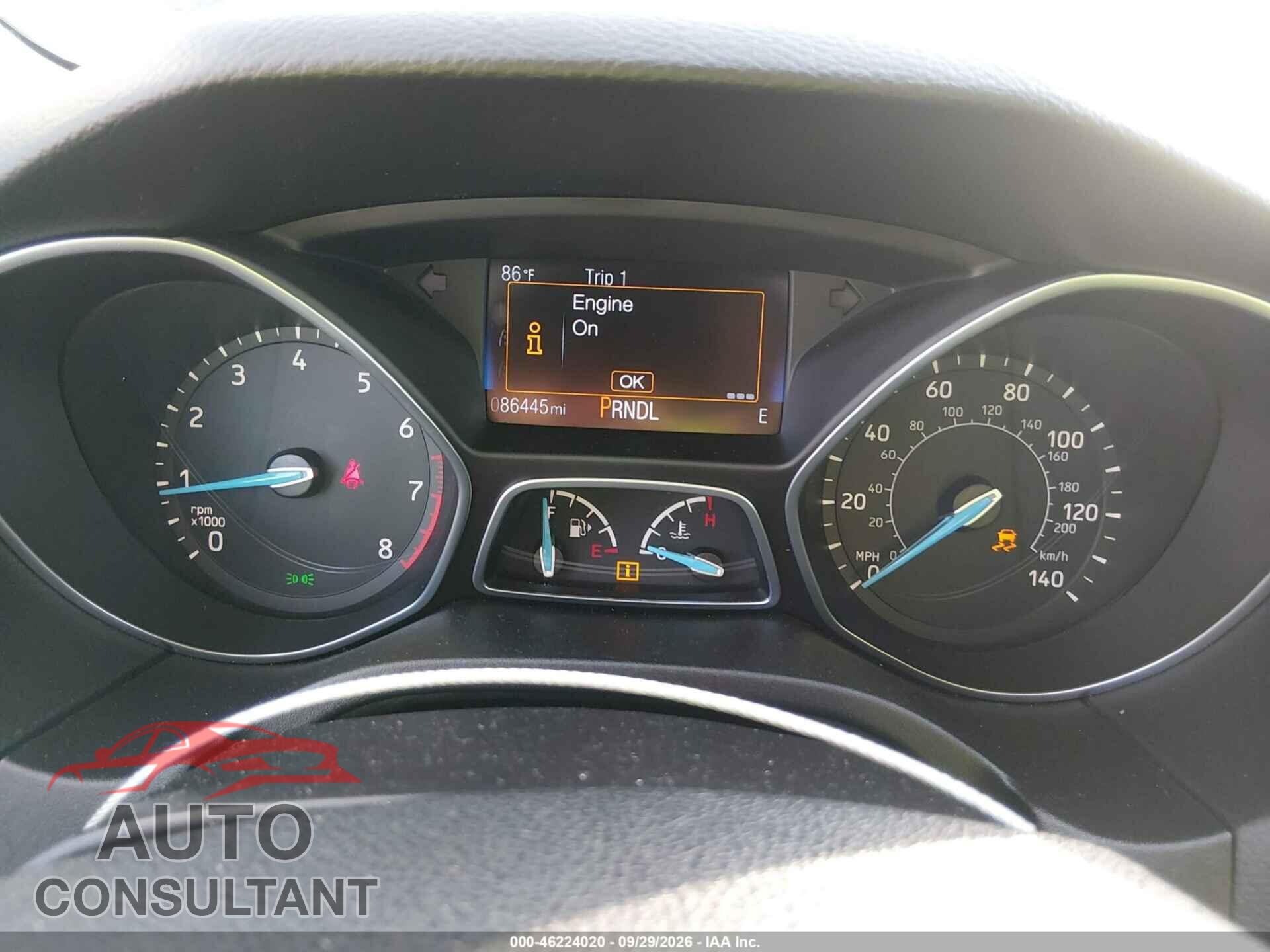 FORD FOCUS 2016 - 1FADP3F26GL331767