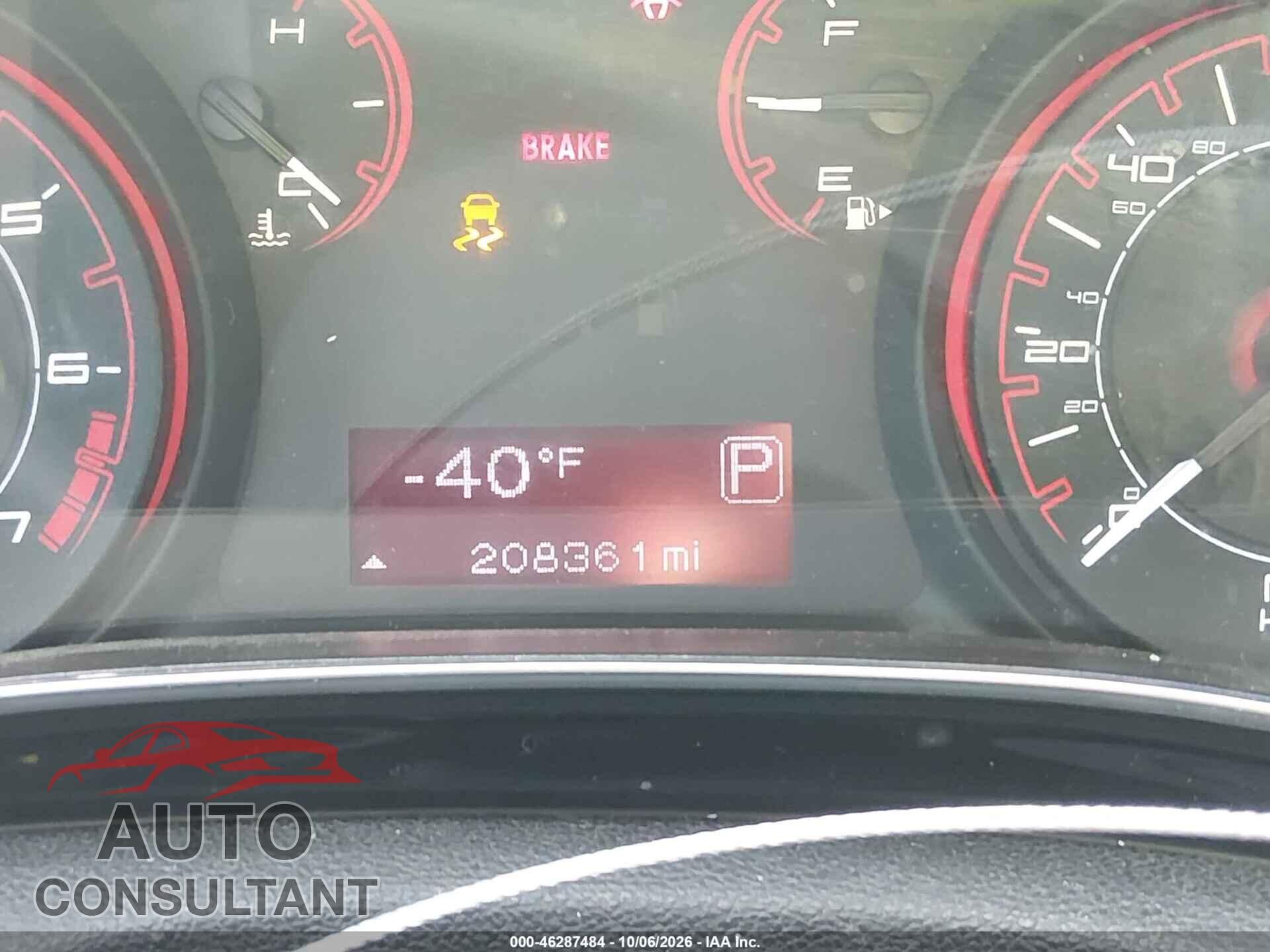 DODGE DART 2013 - 1C3CDFBA7DD708842