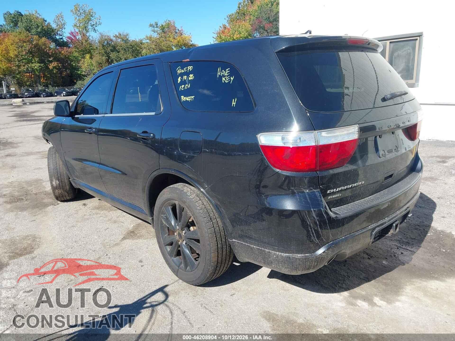 DODGE DURANGO 2013 - 1C4RDJAG5DC679071