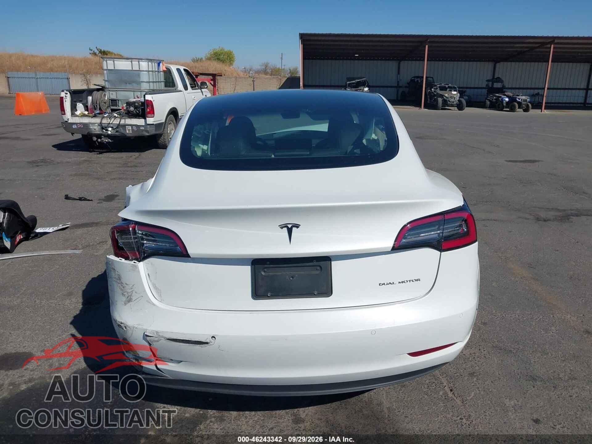 TESLA MODEL 3 2022 - 5YJ3E1EB4NF347614