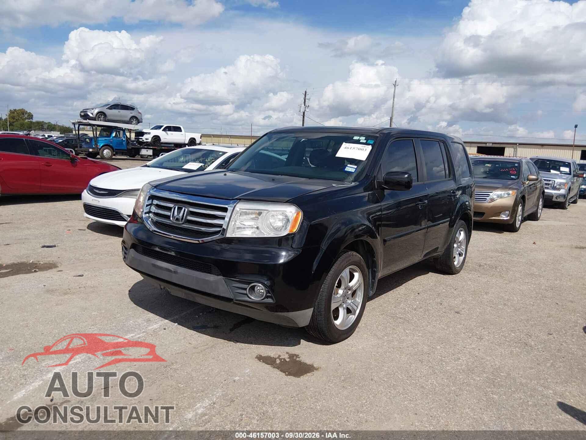 HONDA PILOT 2013 - 5FNYF4H78DB077250