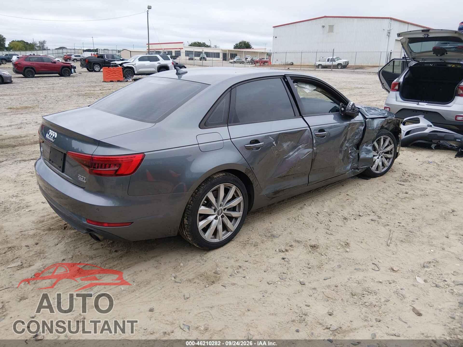 AUDI A4 2017 - WAUANAF4XHN009628