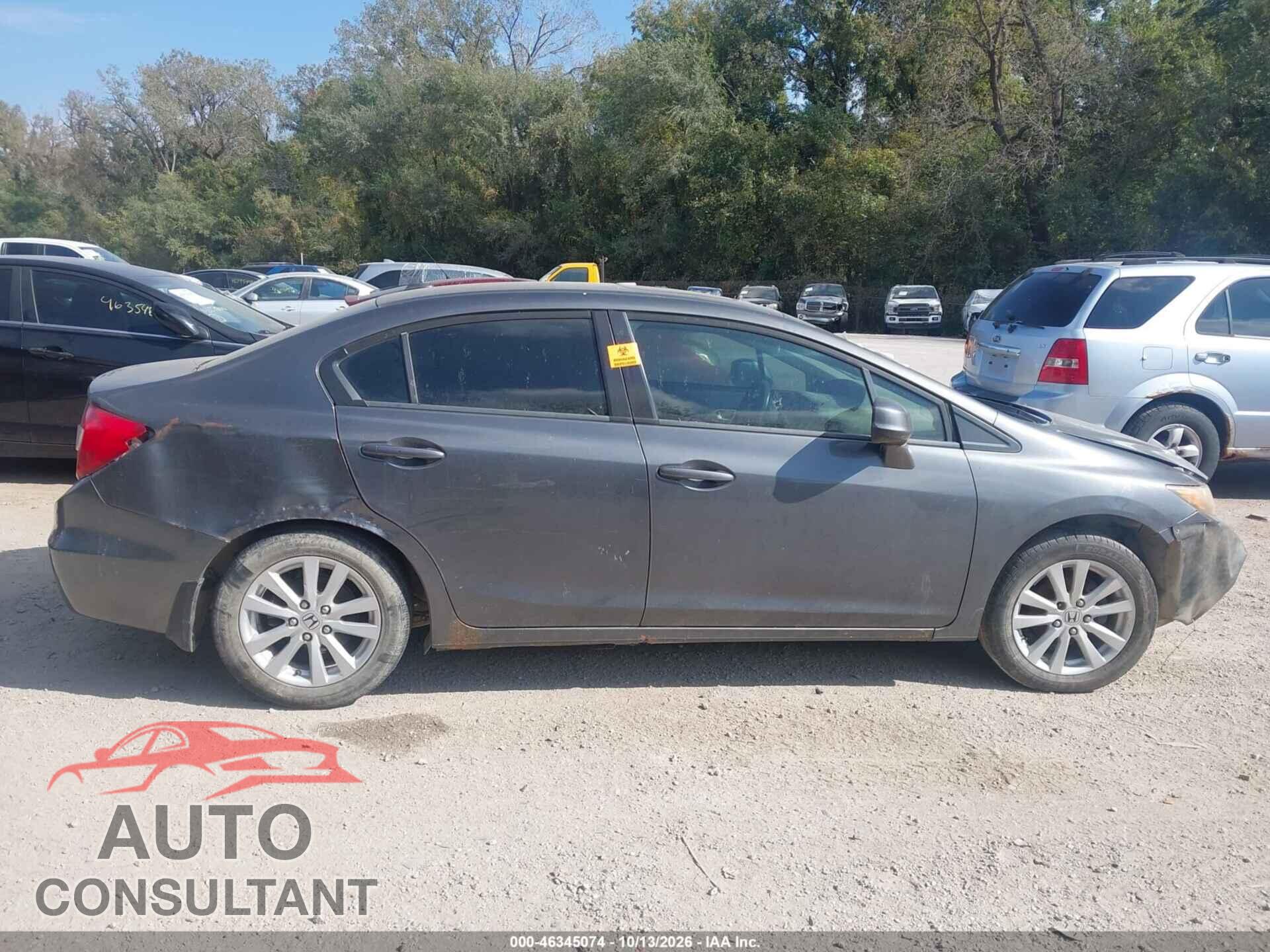 HONDA CIVIC 2012 - 2HGFB2F80CH306663