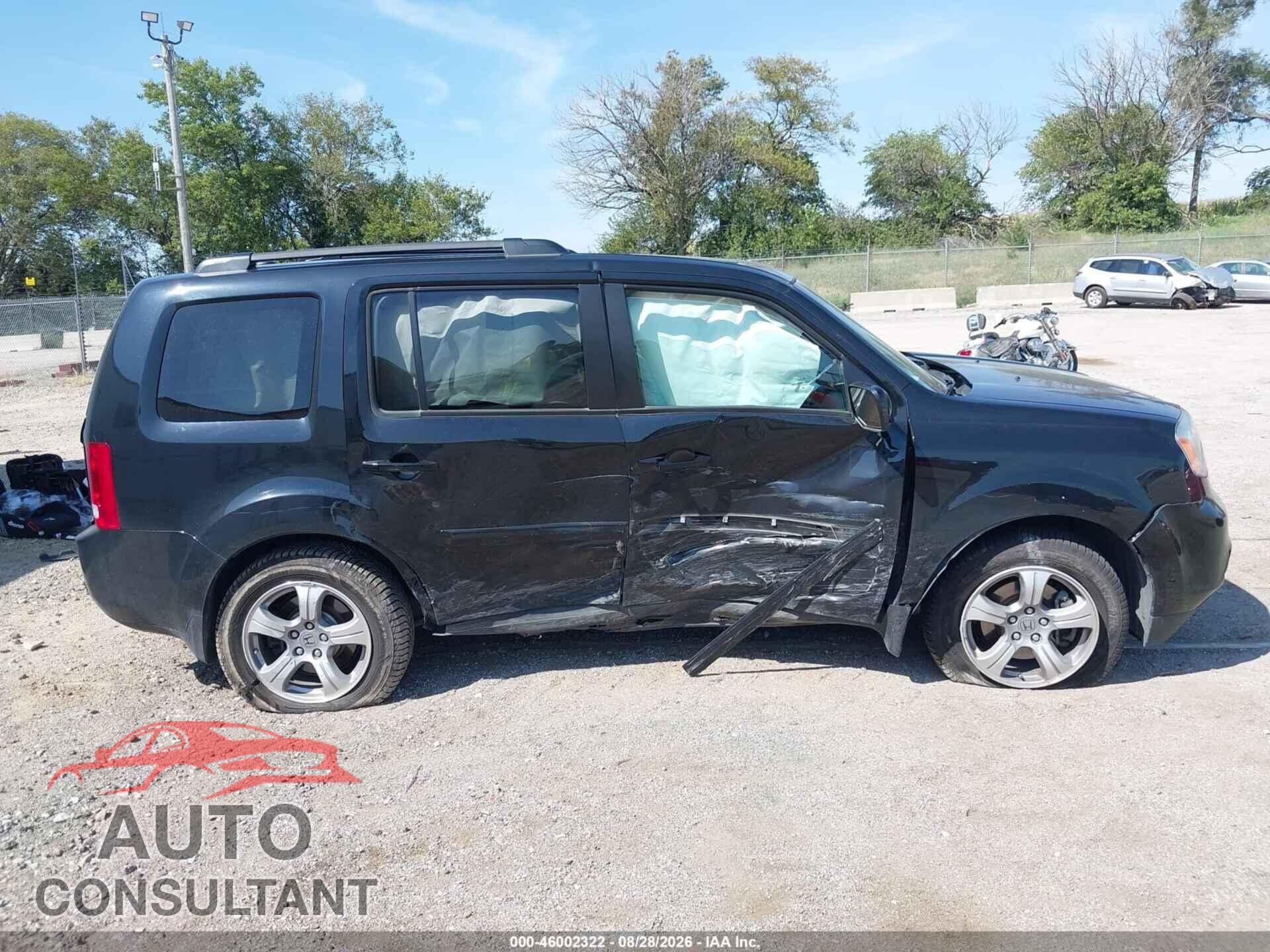 HONDA PILOT 2013 - 5FNYF4H77DB018366