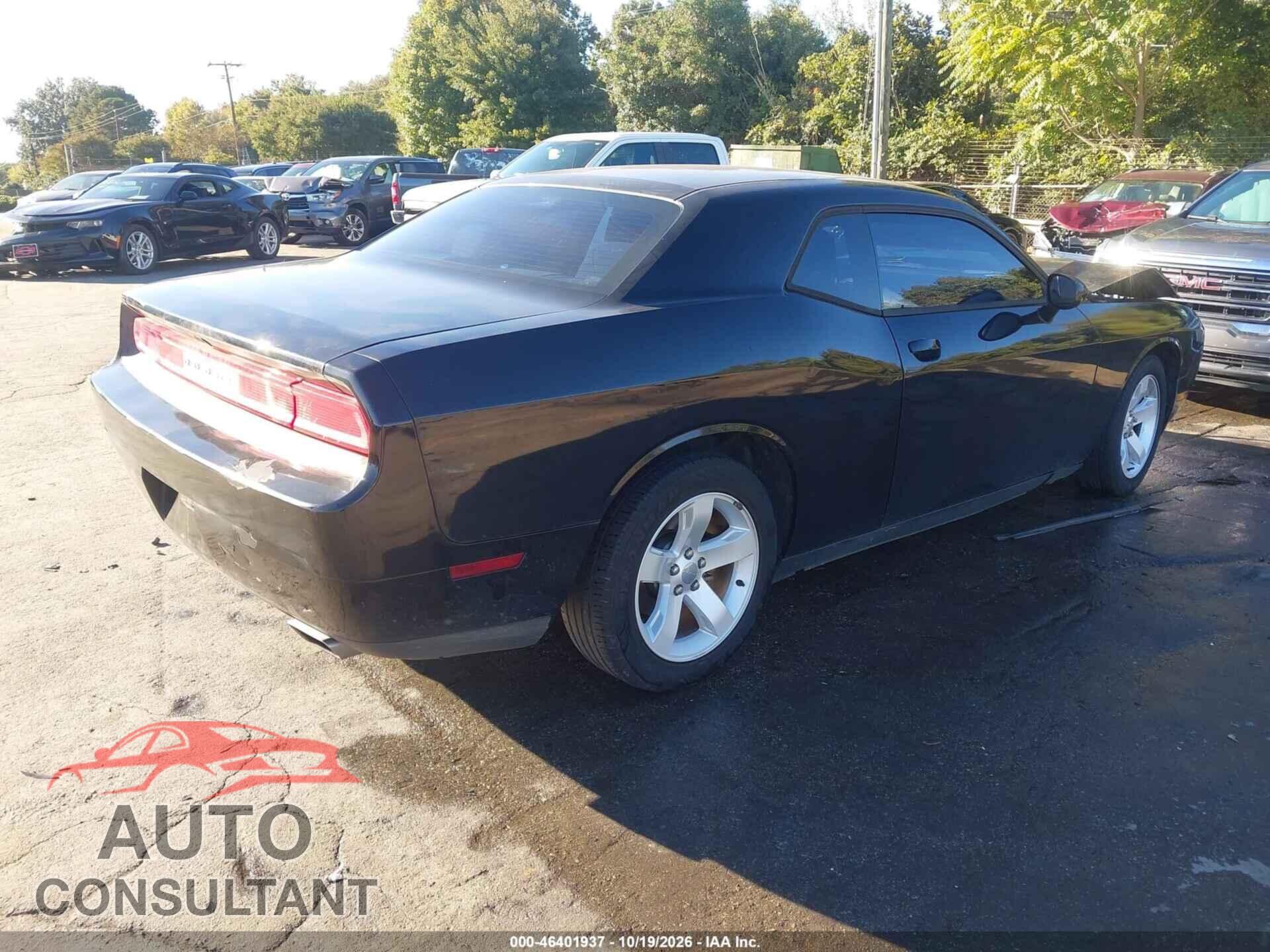 DODGE CHALLENGER 2012 - 2C3CDYAGXCH141593