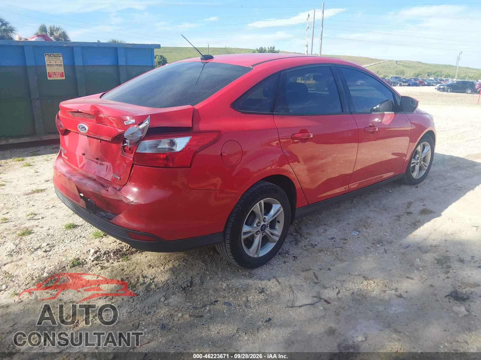 FORD FOCUS 2013 - 1FADP3F23DL331348