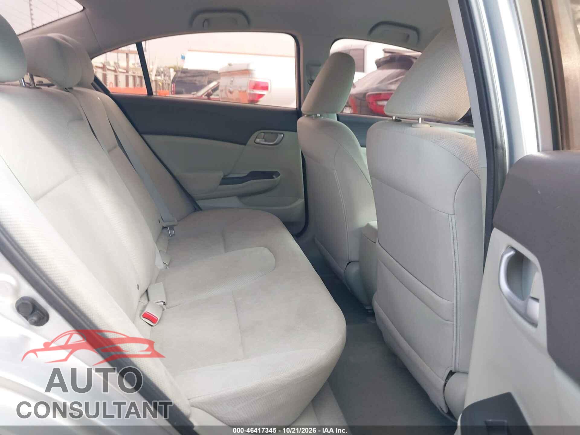 HONDA CIVIC 2012 - 19XFB2F53CE045285