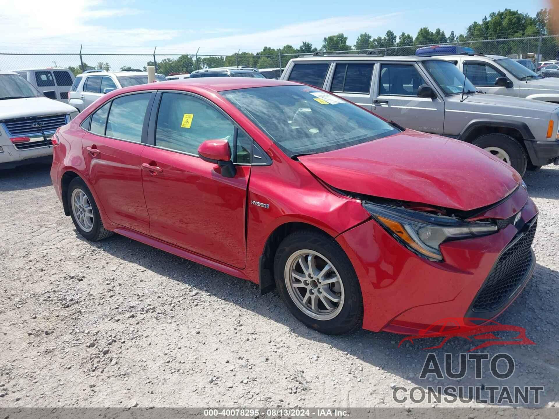 TOYOTA COROLLA 2020 - JTDEBRBE5LJ014519