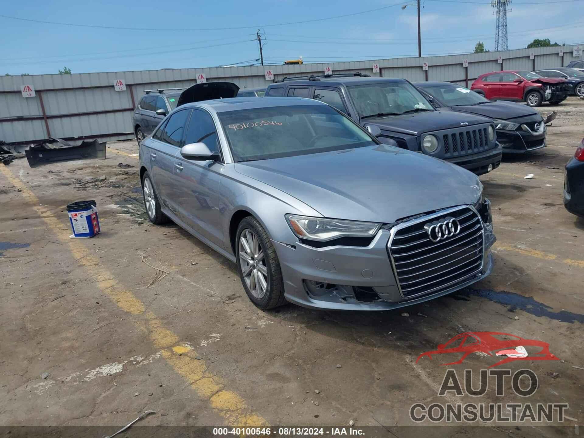 AUDI A6 2016 - WAUGFAFC0GN148891