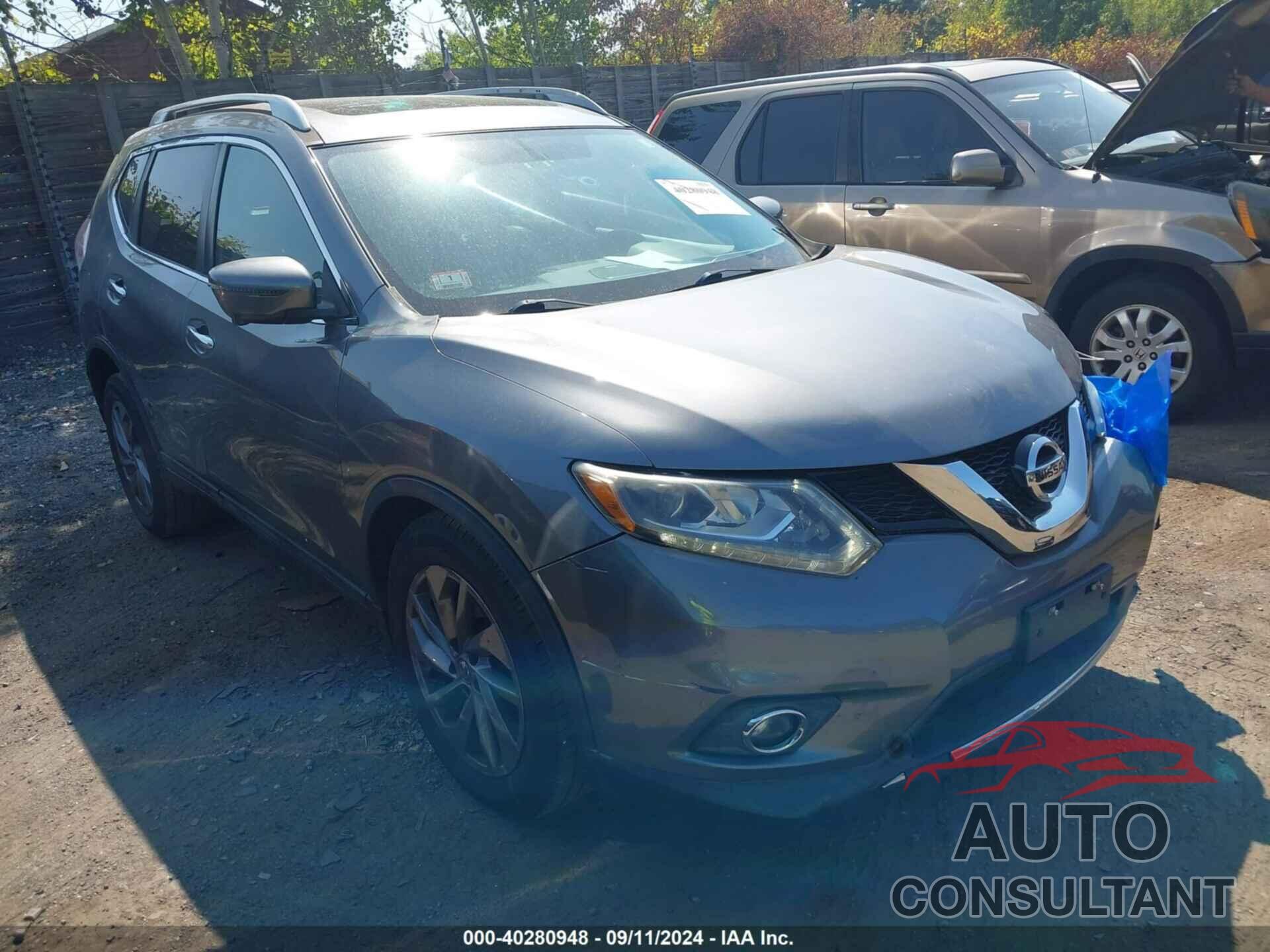 NISSAN ROGUE 2016 - 5N1AT2MVXGC862272