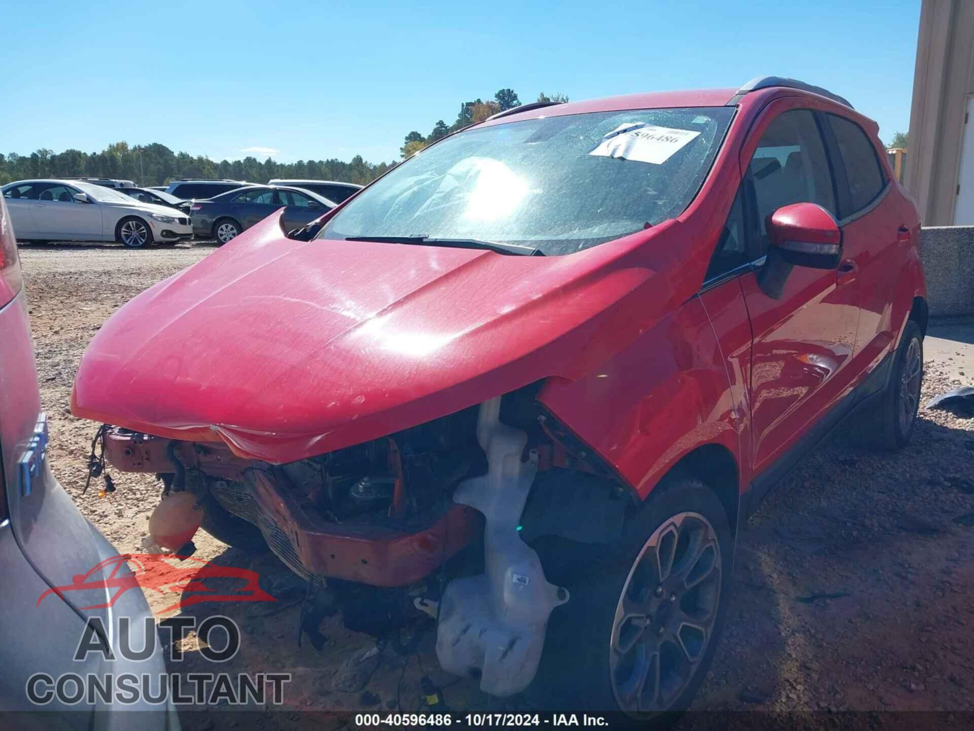 FORD ECOSPORT 2019 - MAJ6S3KL4KC279604