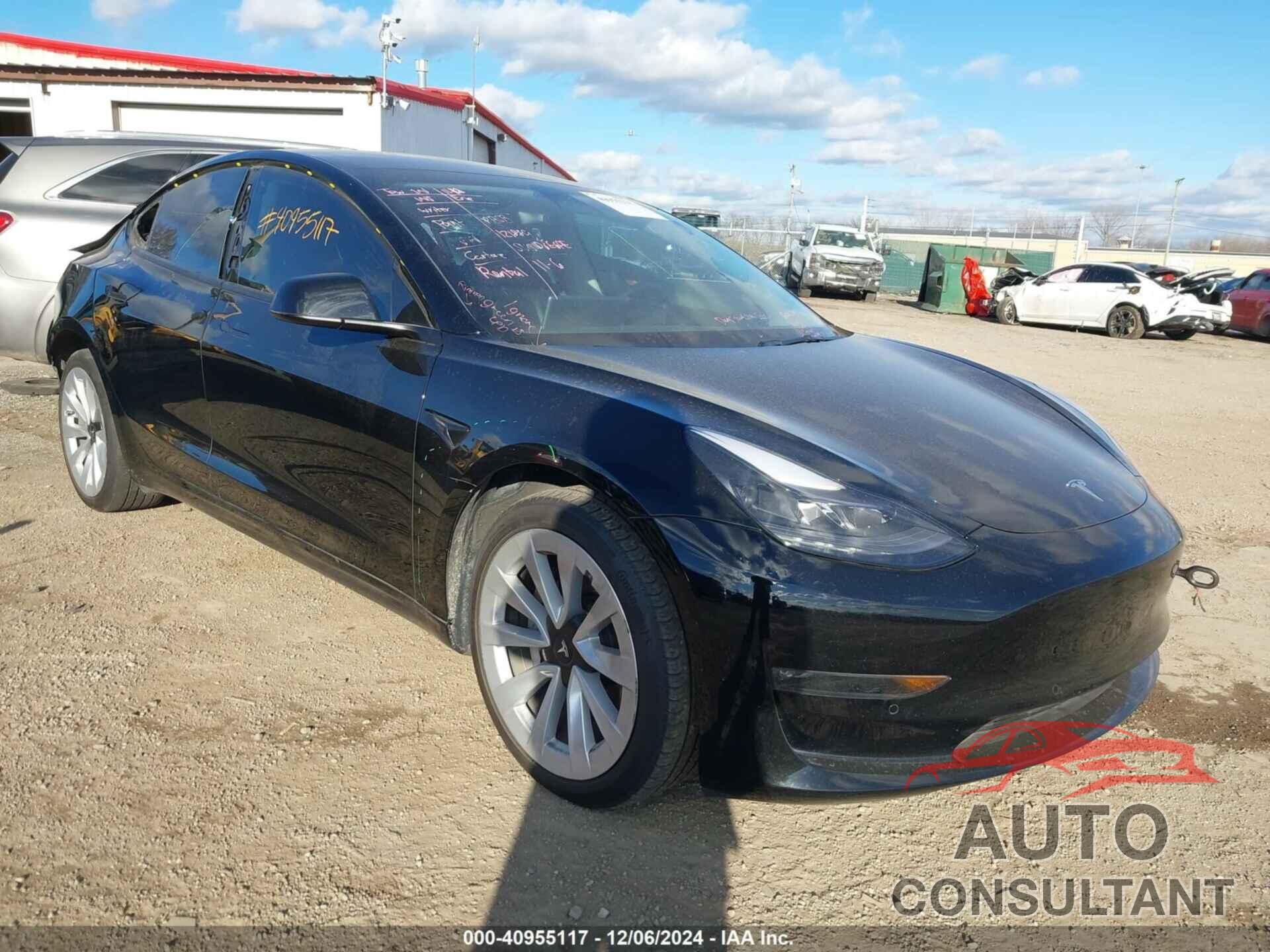 TESLA MODEL 3 2022 - 5YJ3E1EB9NF121889