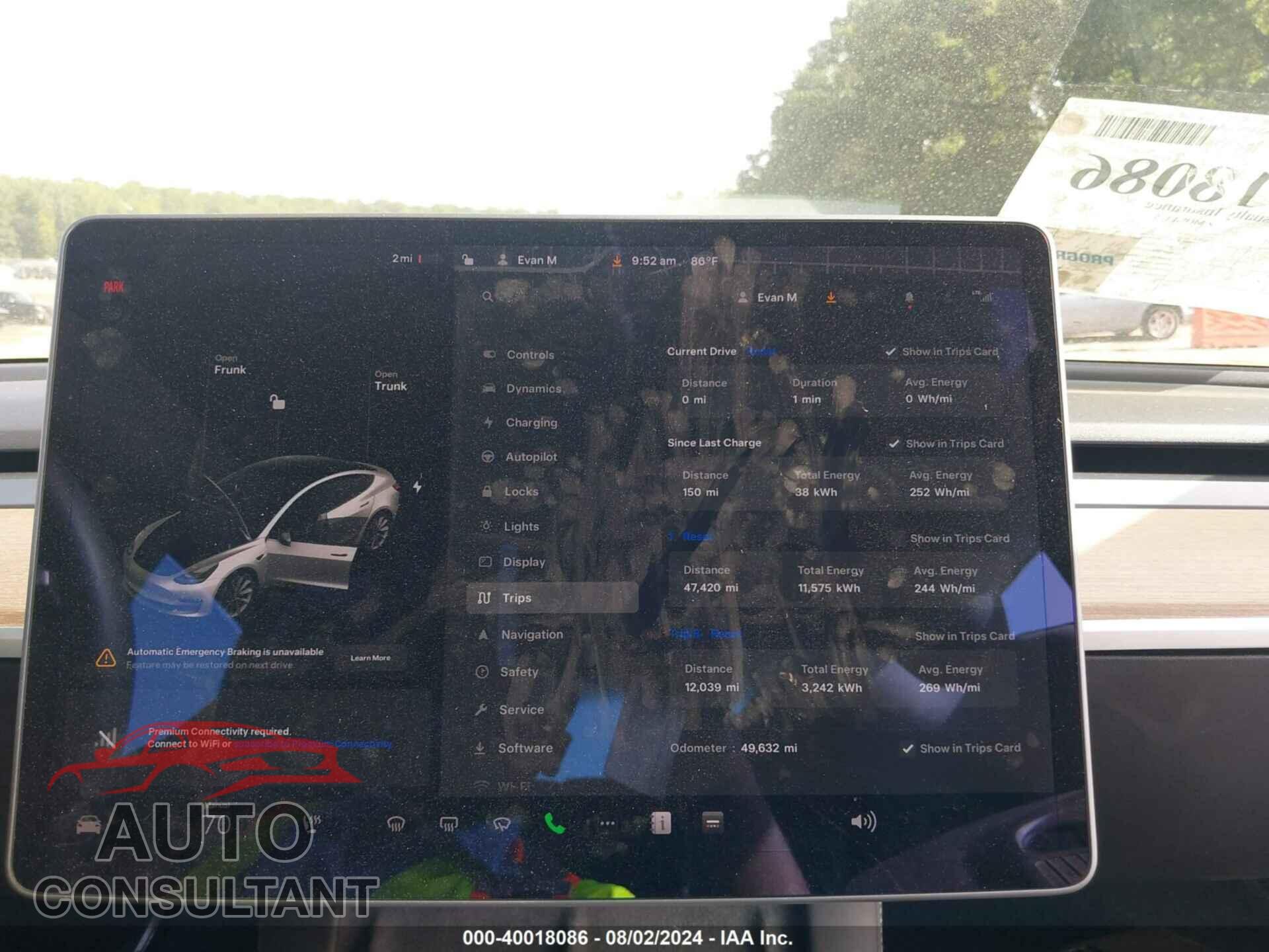 TESLA MODEL 3 2022 - 5YJ3E1EB8NF108535