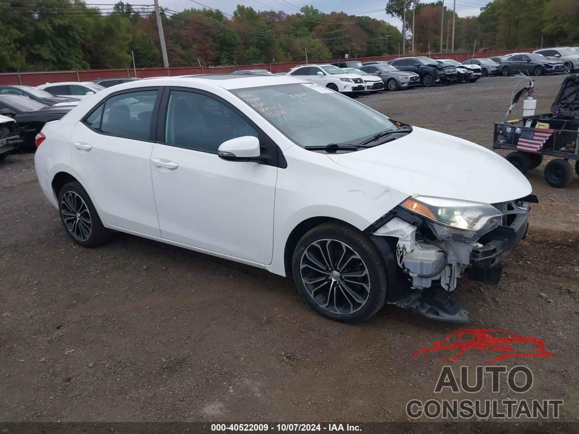 TOYOTA COROLLA 2016 - 2T1BURHE0GC510432
