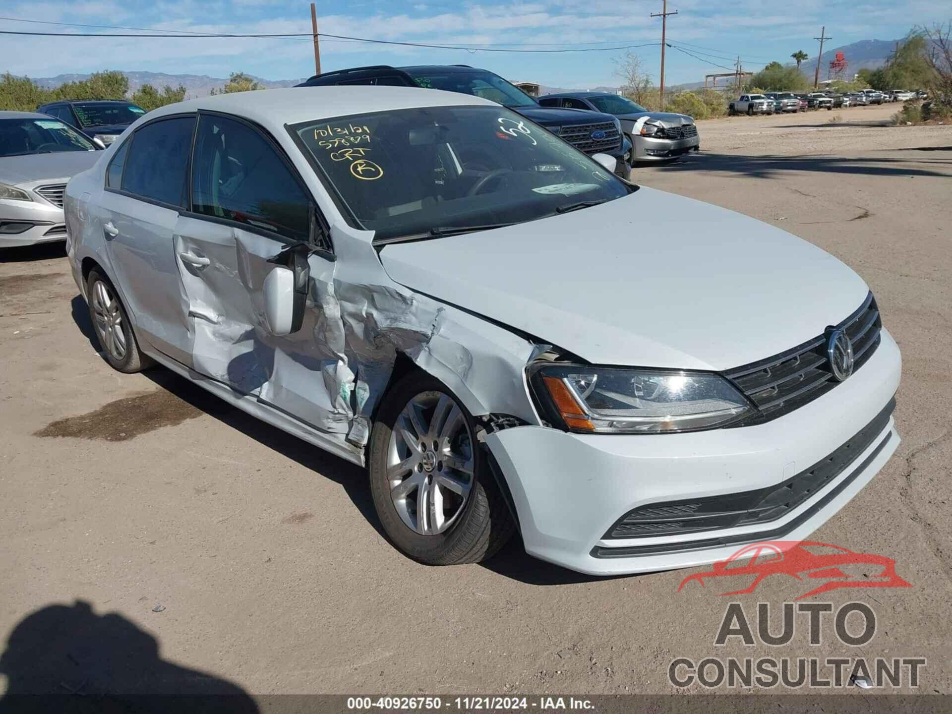 VOLKSWAGEN JETTA 2018 - 3VW2B7AJ2JM258700