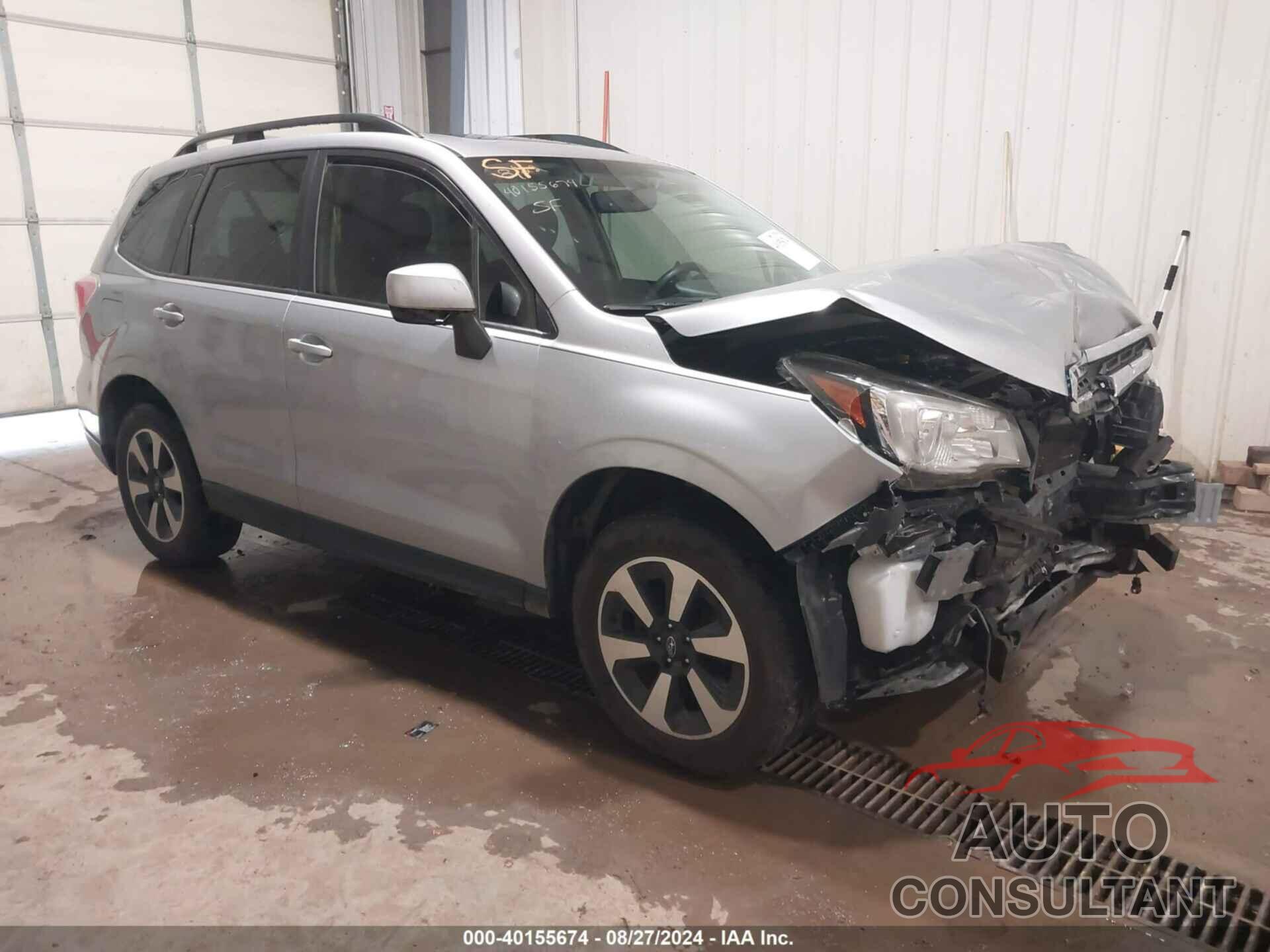 SUBARU FORESTER 2018 - JF2SJAGC9JH507611