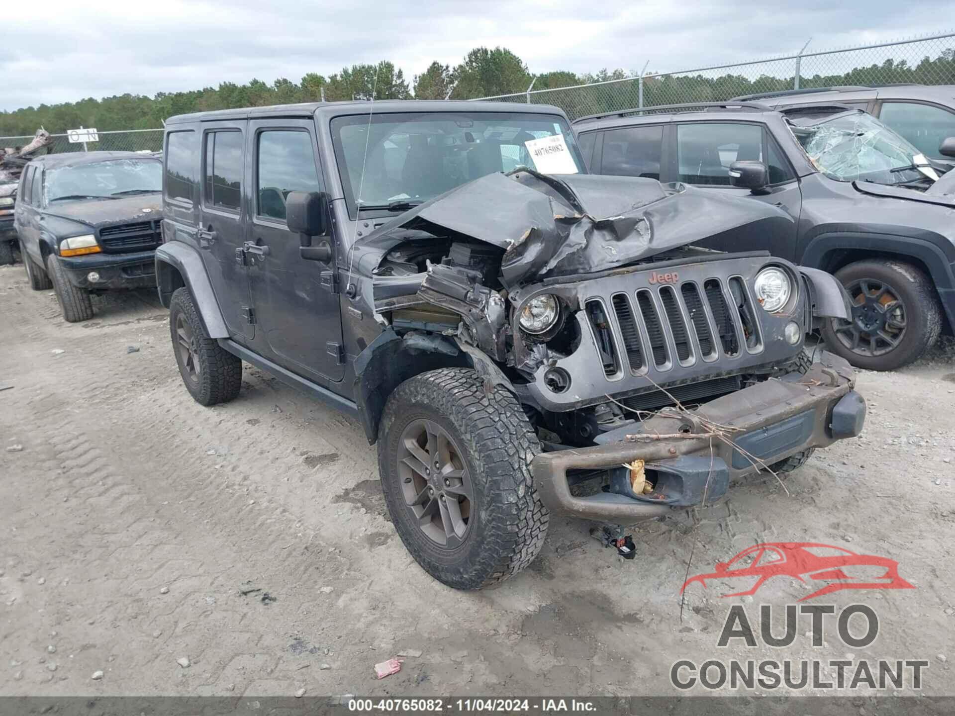 JEEP WRANGLER UNLIMITED 2017 - 1C4BJWEG6HL541904